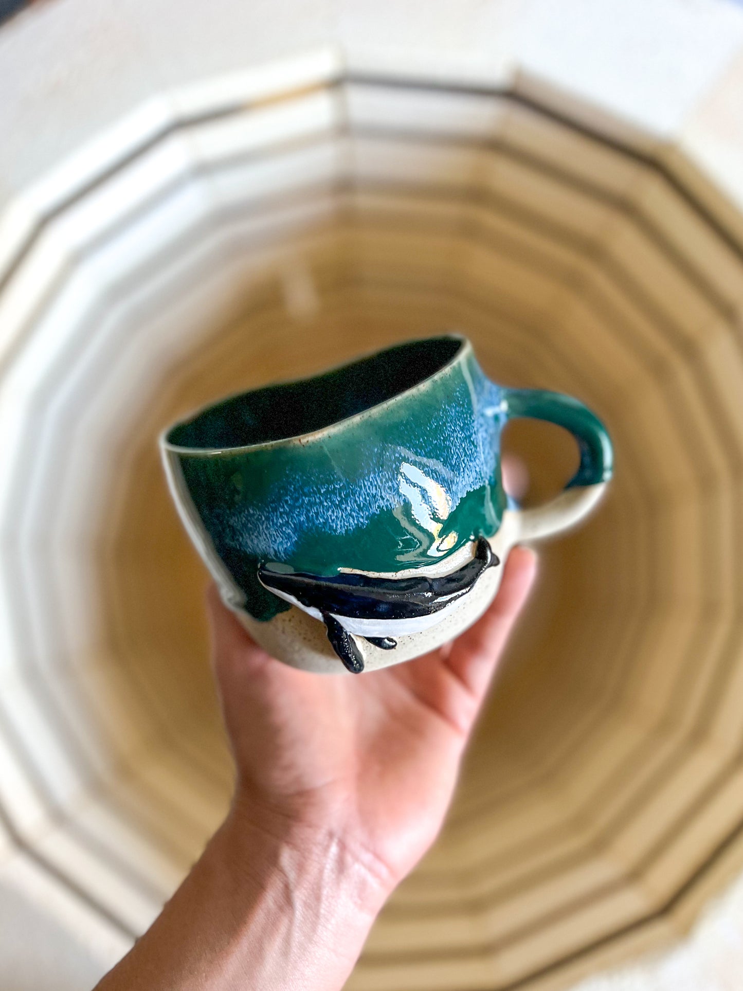 Mug Baleine forme cœur 🐋