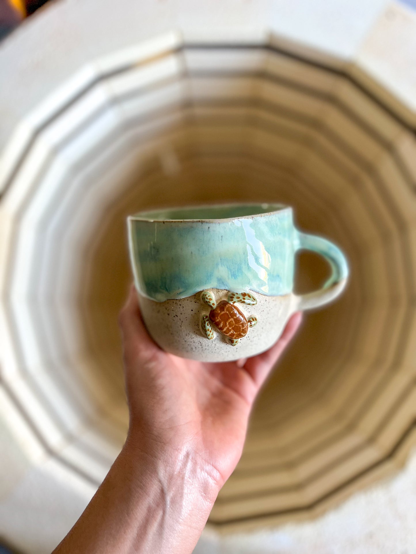 Mug Tortue forme cœur 🐢
