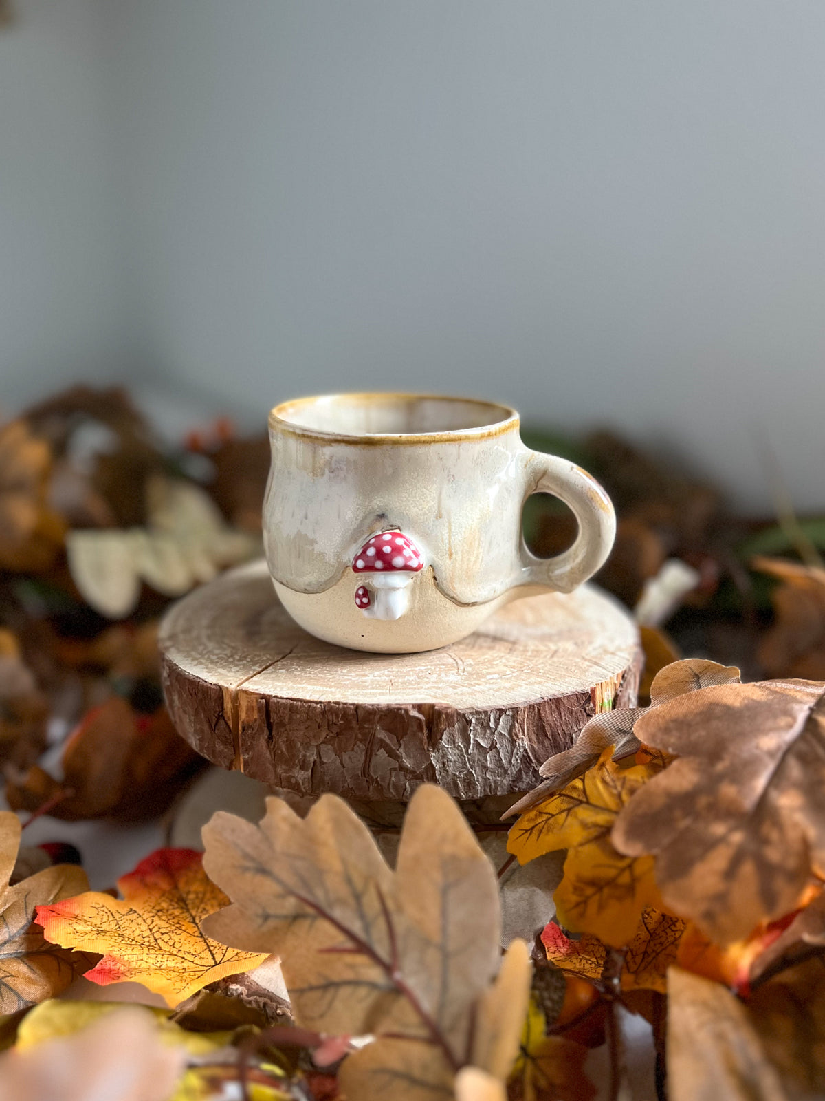 Tasse à café « Sous bois »🍄