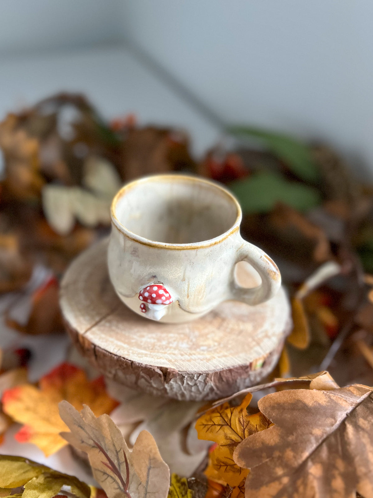 Tasse à café « Sous bois »🍄