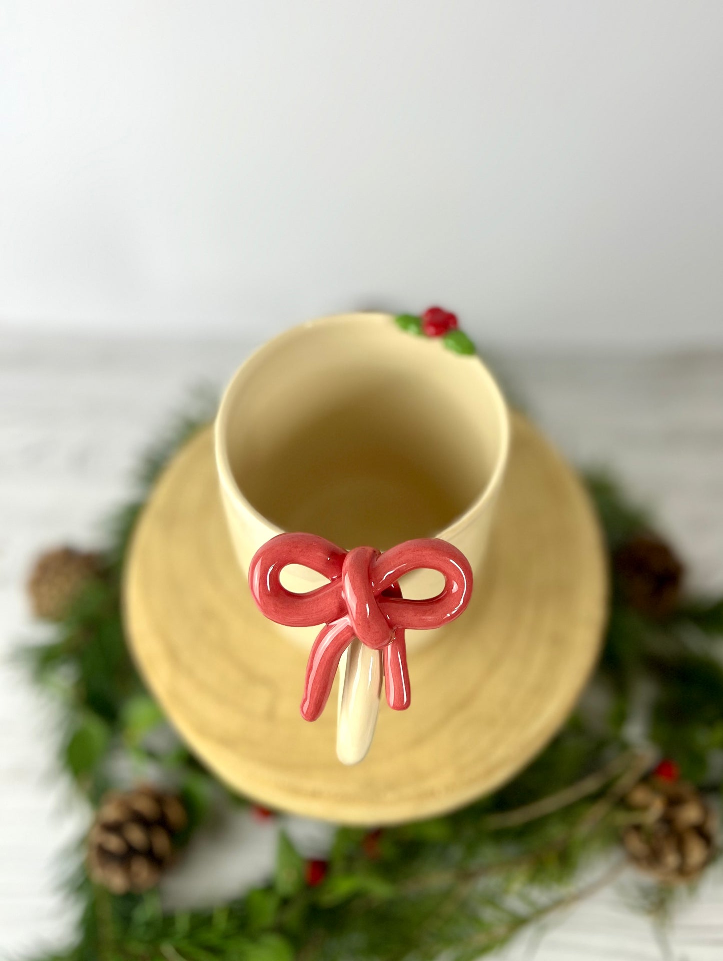 Tasse Noeud/Houx 🎀