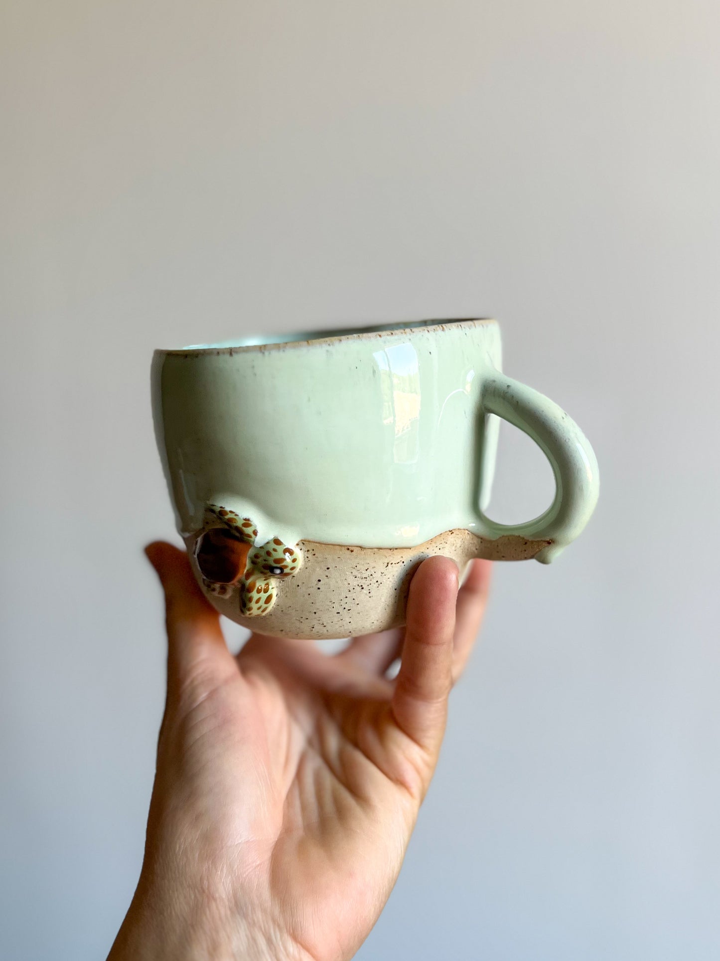 Tasse forme cœur tortue 🐢