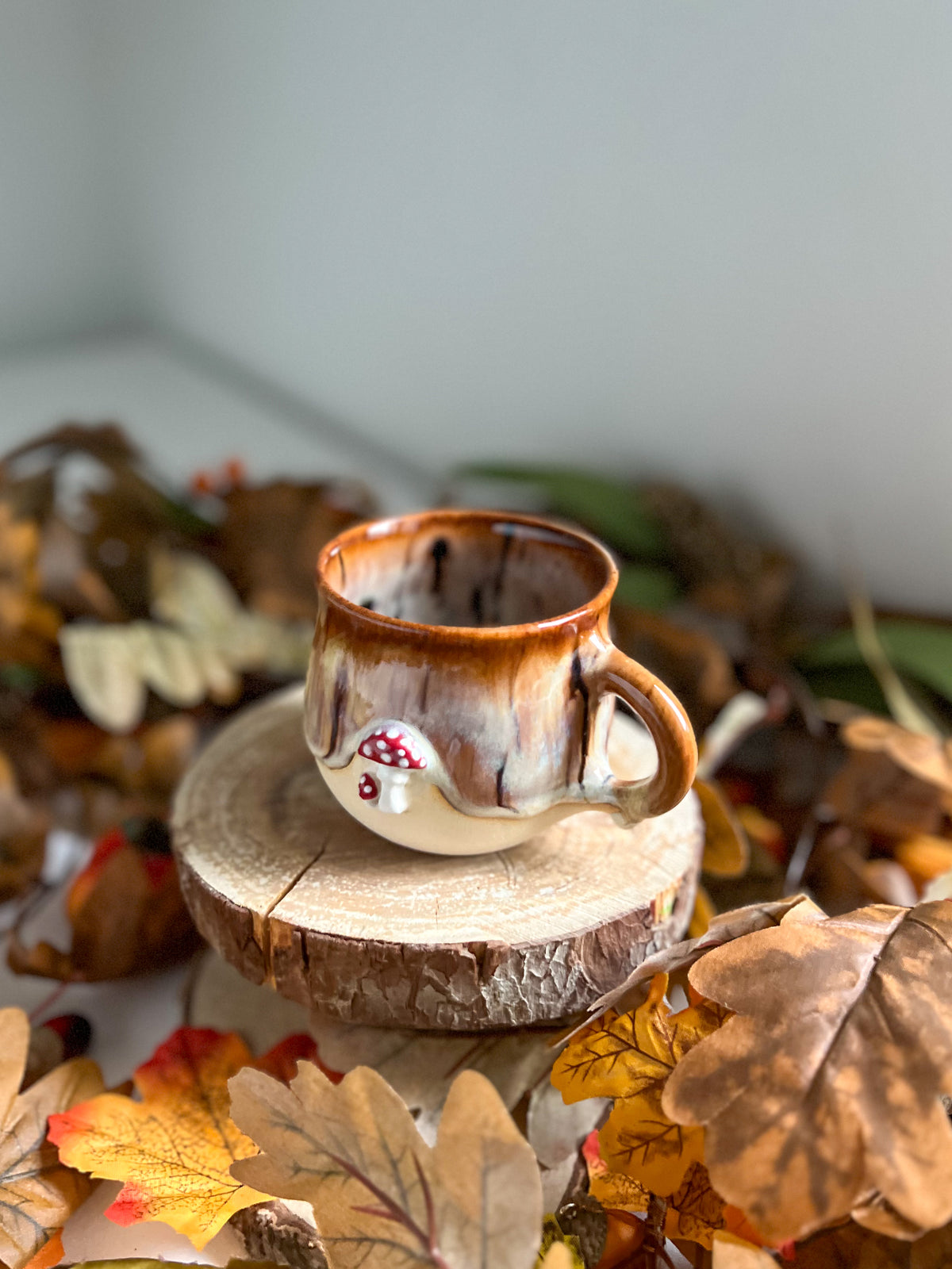 Tasse à café « Sous bois »🍄