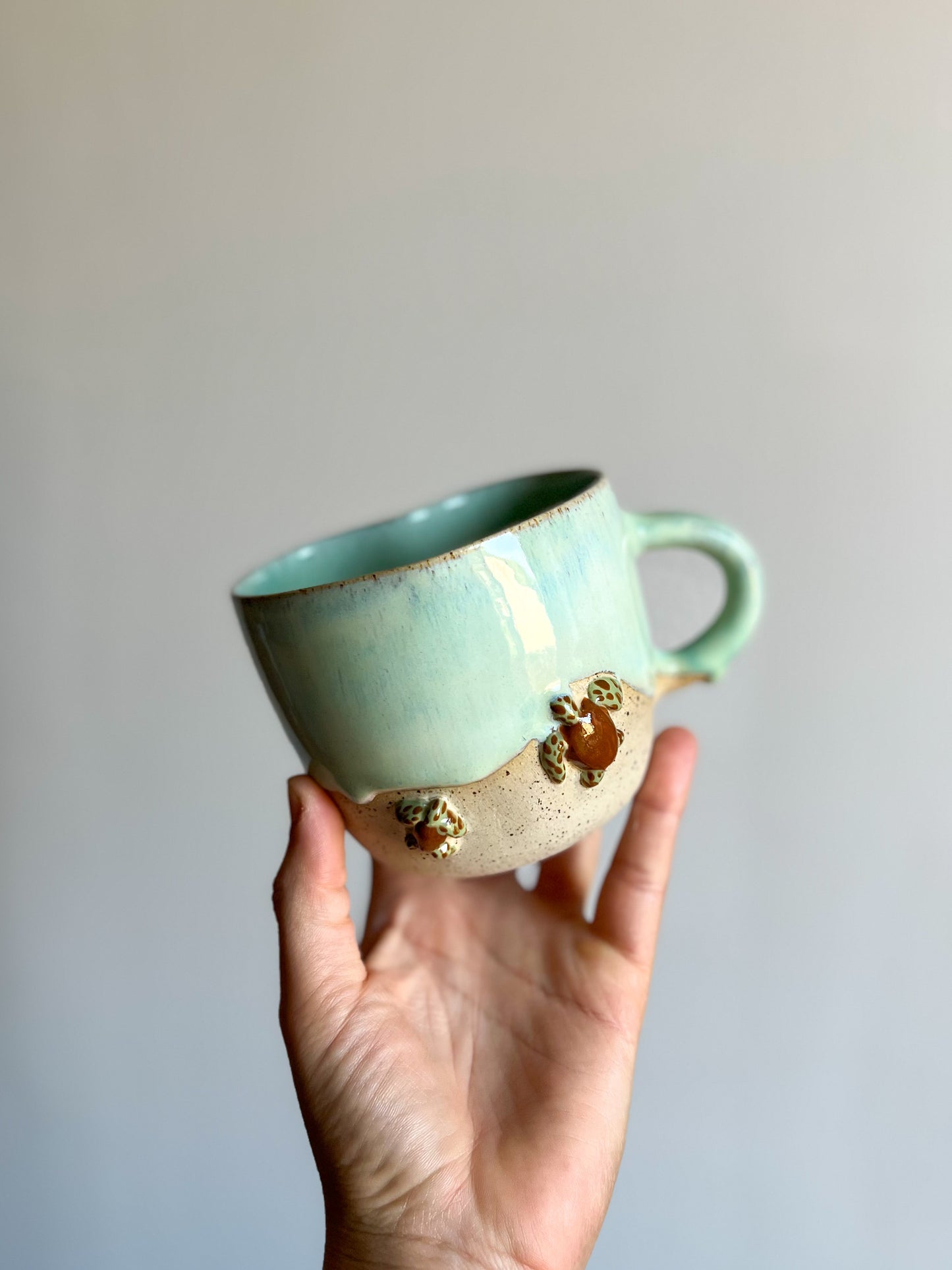 Tasse forme cœur Tortues 🐢