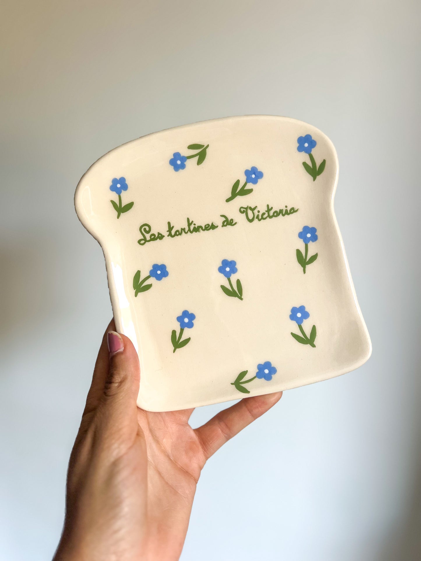 Assiette à tartine personnalisable 🧇