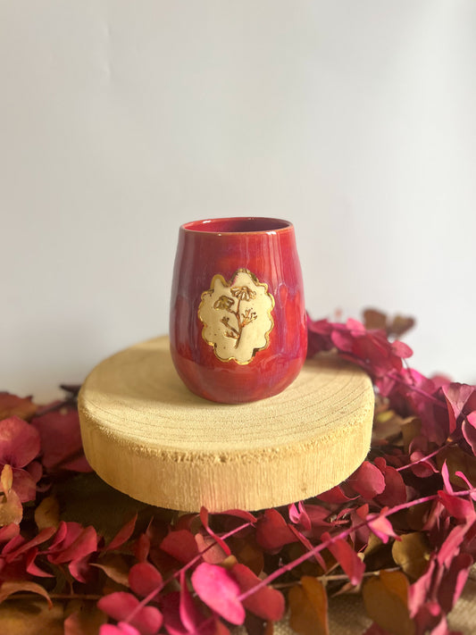 Tasse « Fleur en Or » ✨