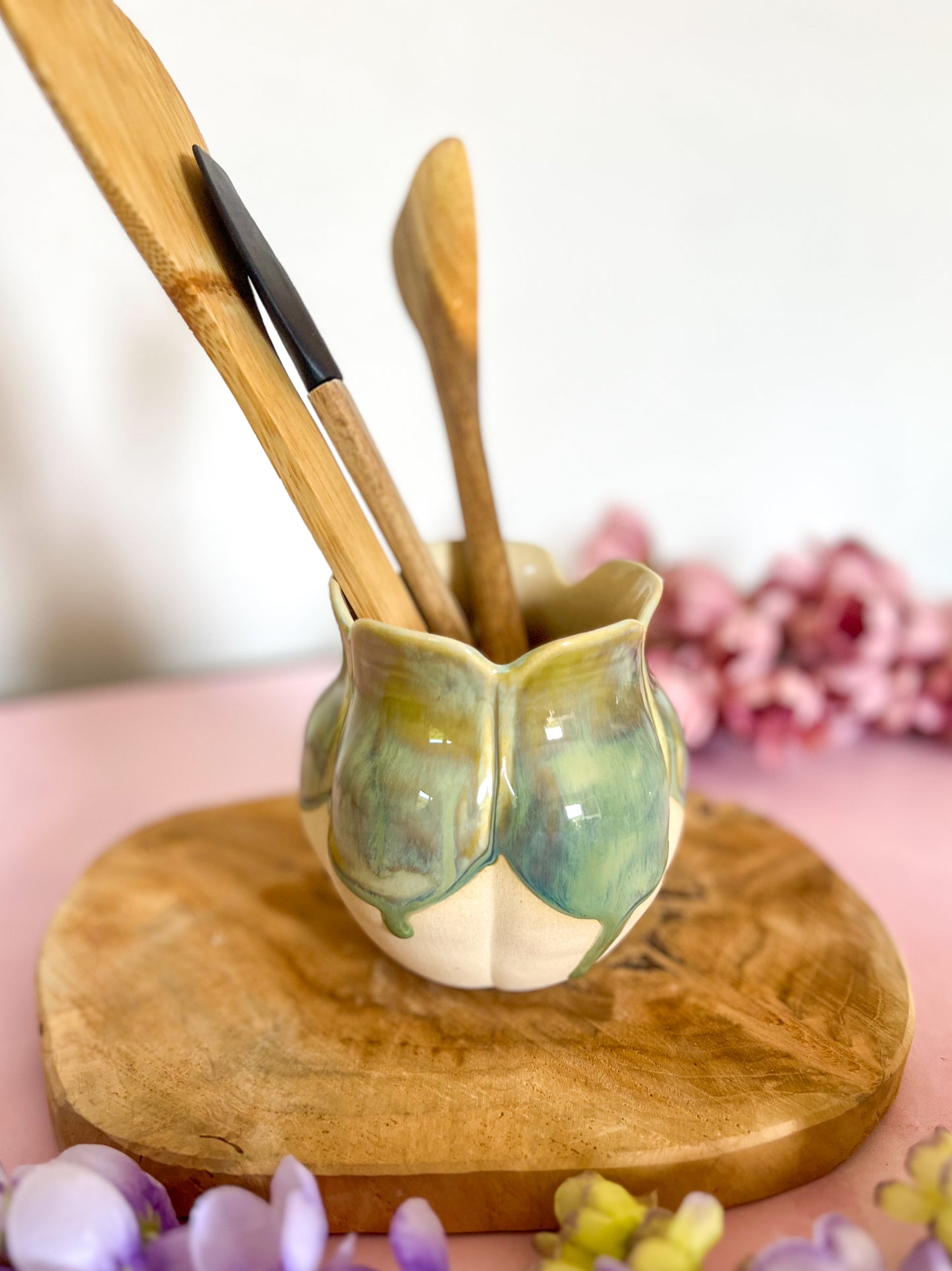 Pot à ustensiles/Petit Vase 🍃