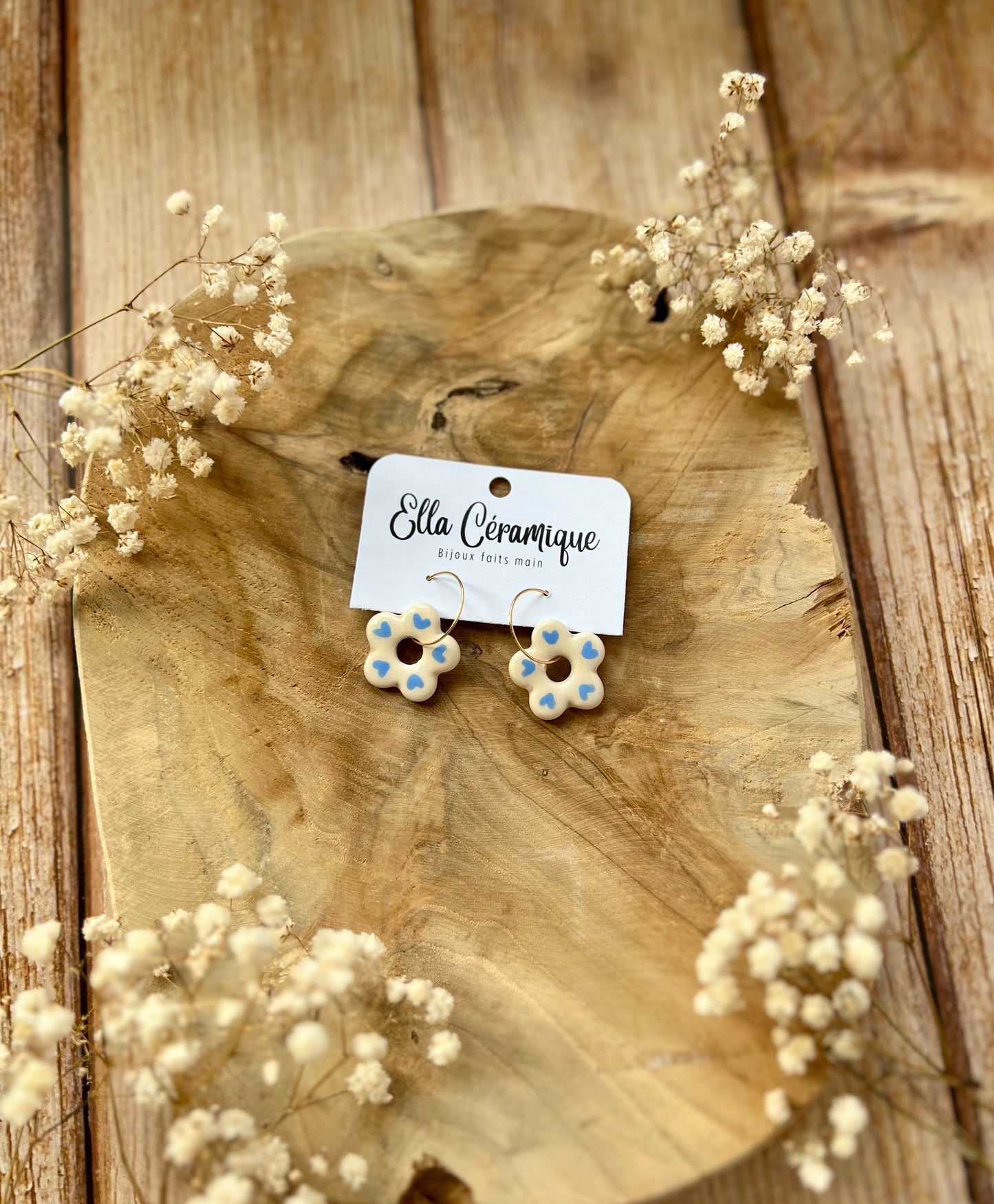 Petites Créoles fleuries 💙