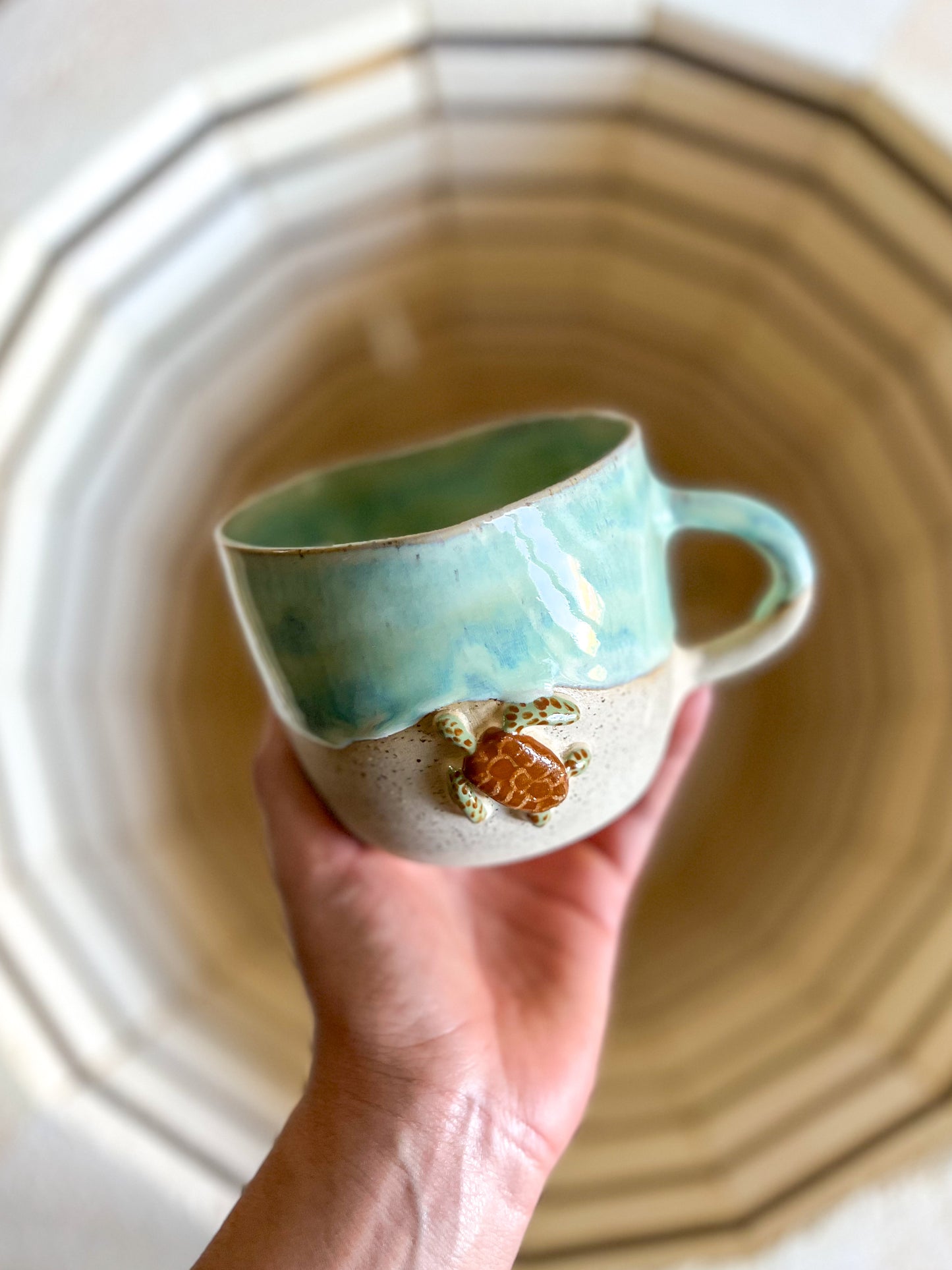 Mug Tortue forme cœur 🐢