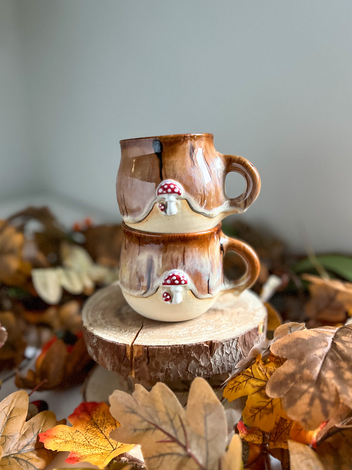 Tasse à café « Sous bois »🍄