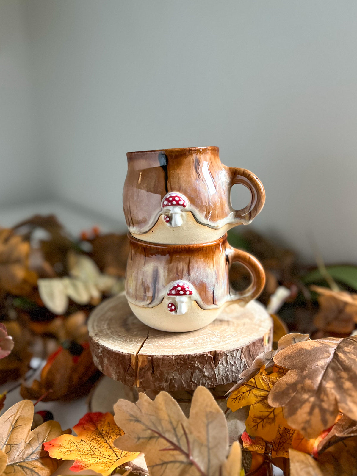 Tasse à café « Sous bois »🍄