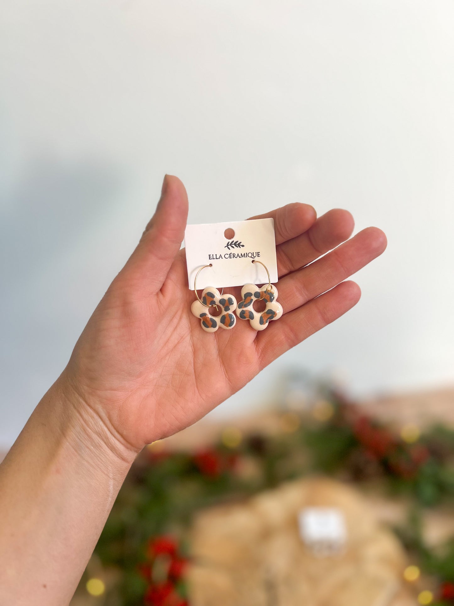 Boucles fleur leopard 🐆