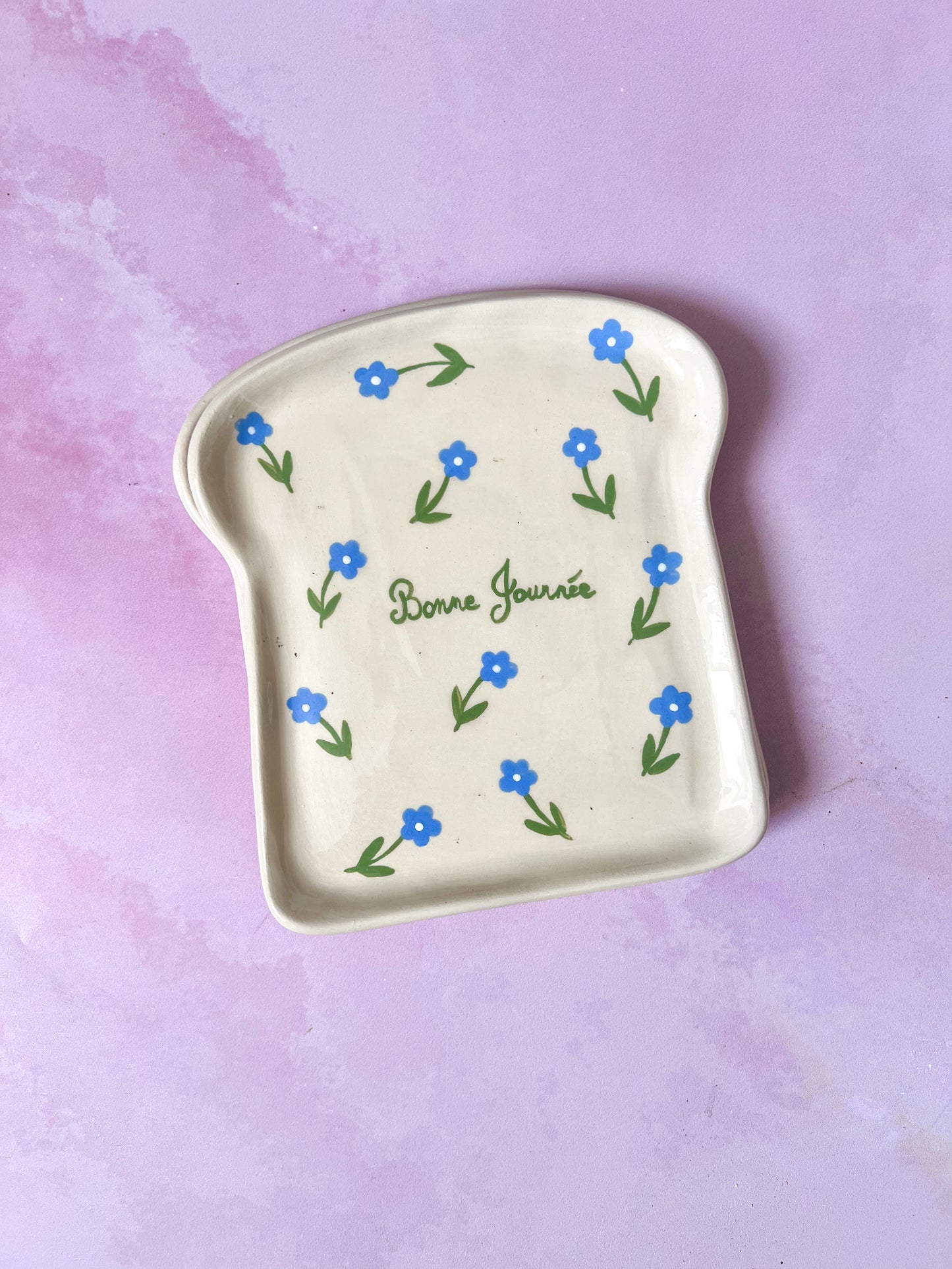 Assiette à tartine personnalisable 🧇