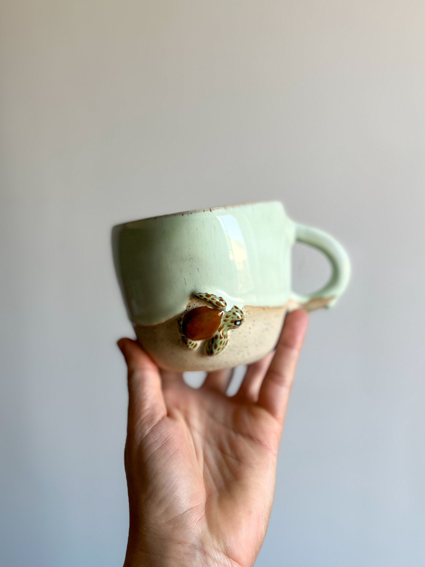 Tasse forme cœur tortue 🐢