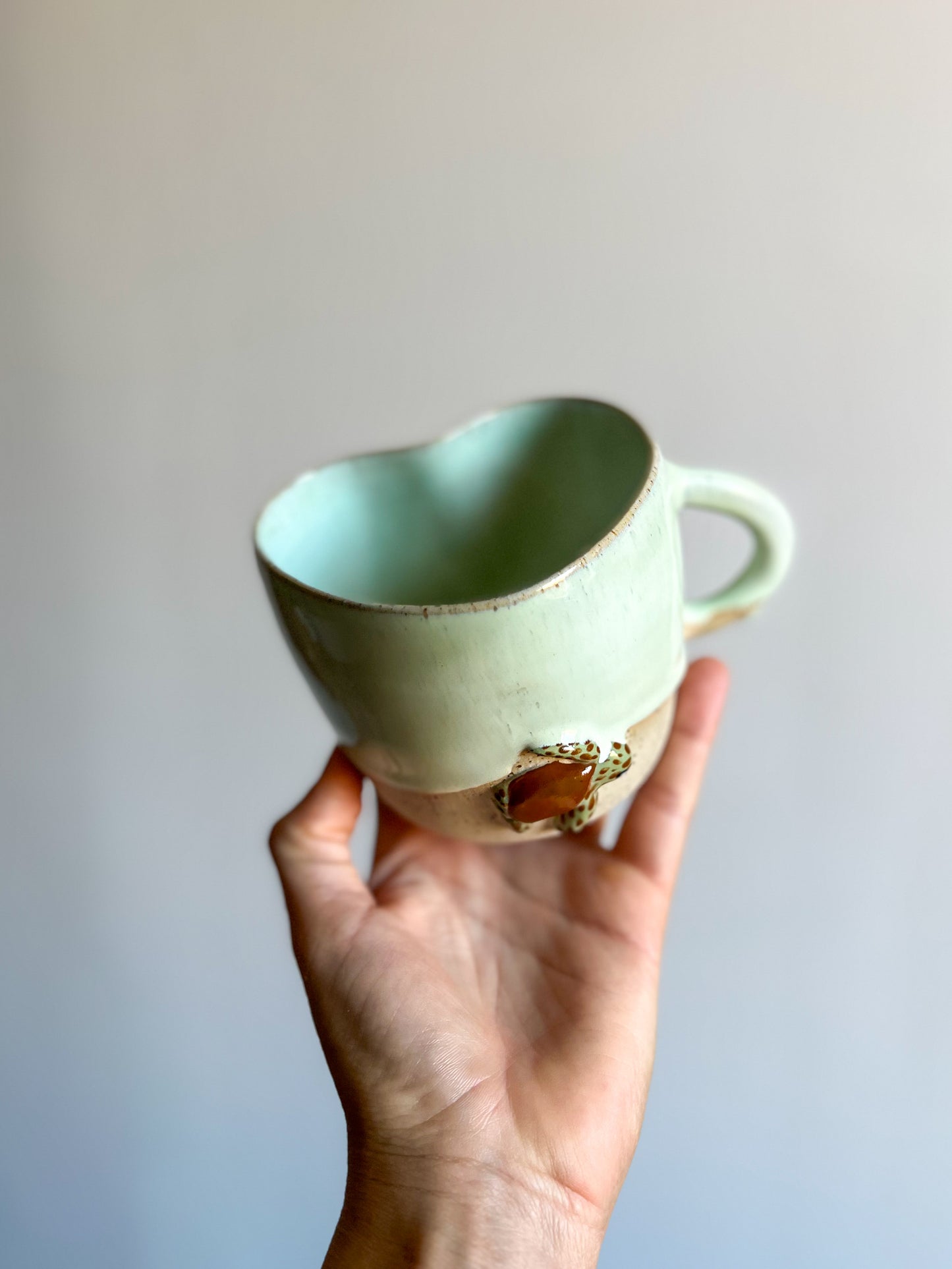 Tasse forme cœur tortue 🐢