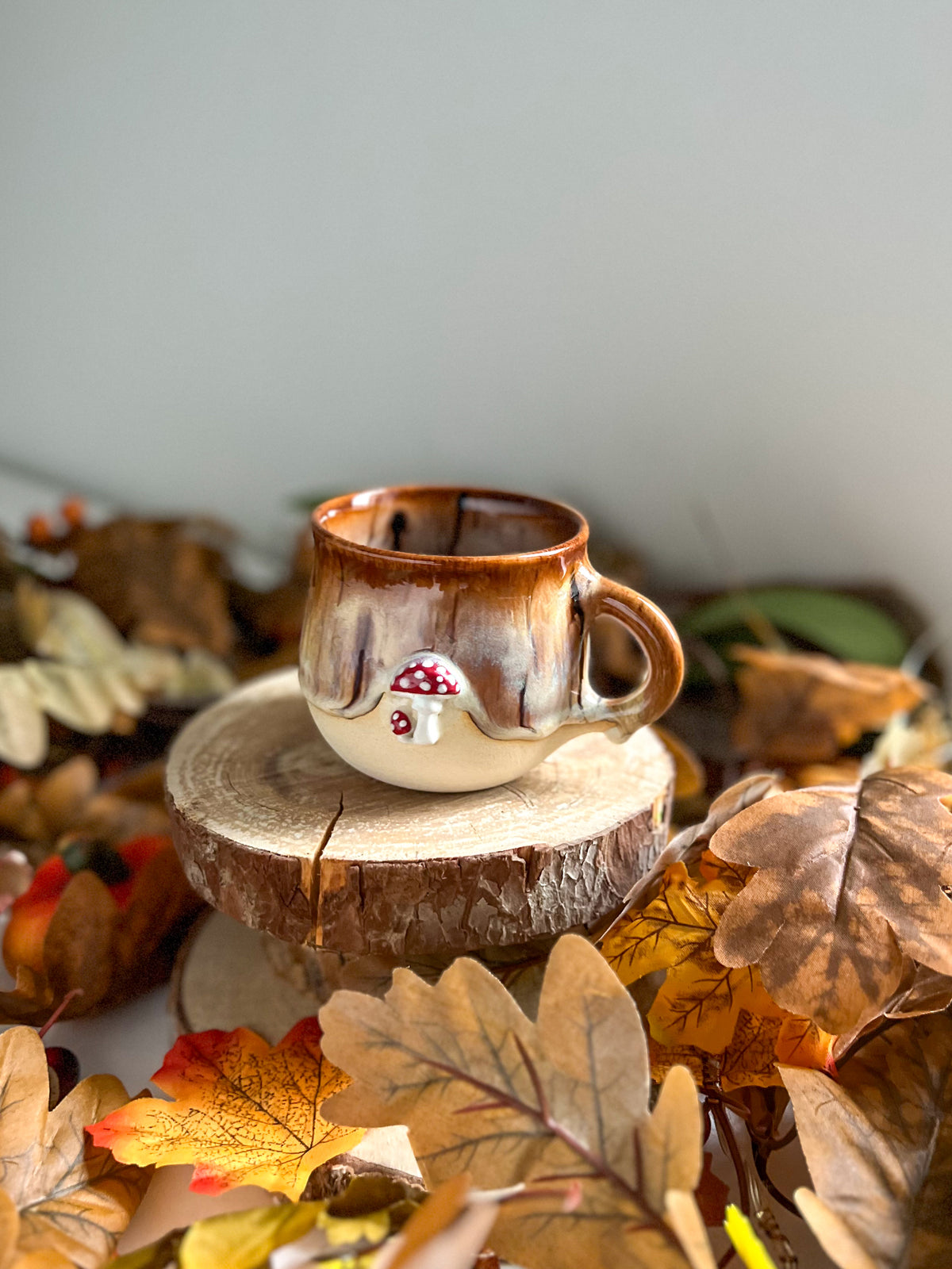 Tasse à café « Sous bois »🍄