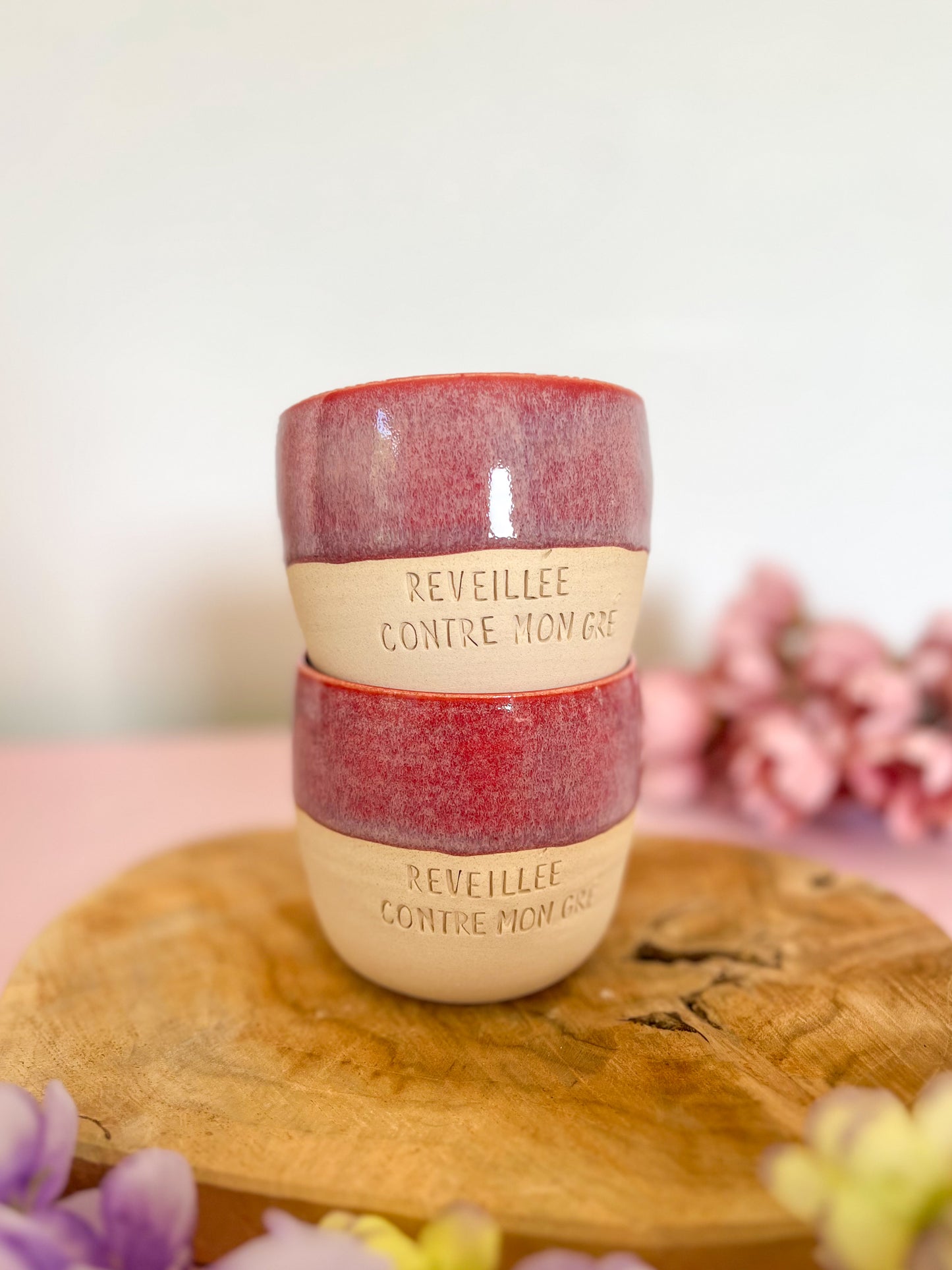 Tasse Réveillée contre mon gré 🍇