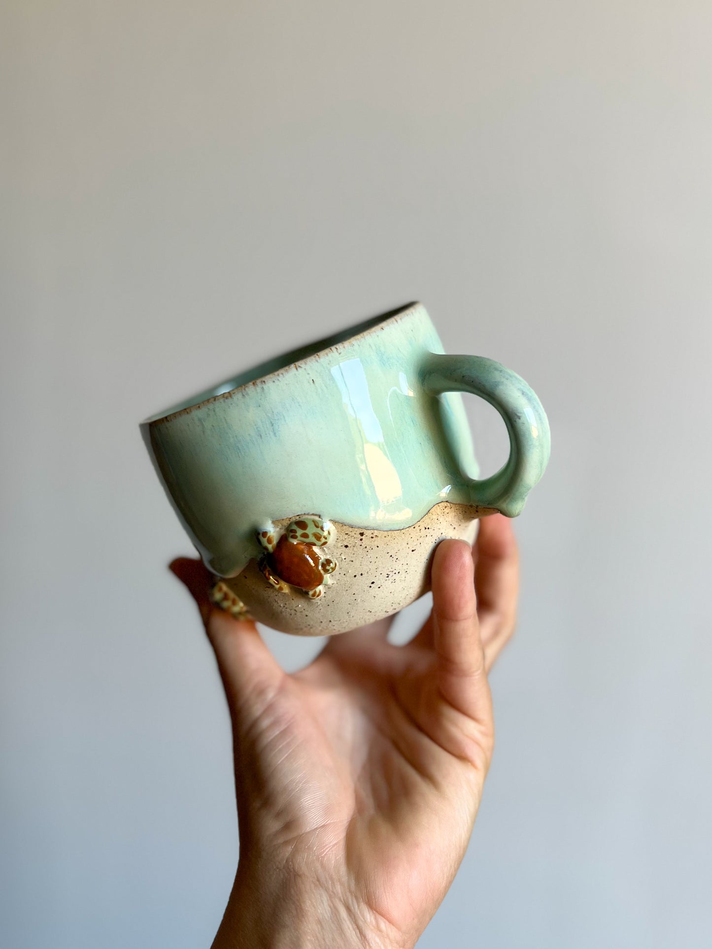 Tasse forme cœur Tortues 🐢
