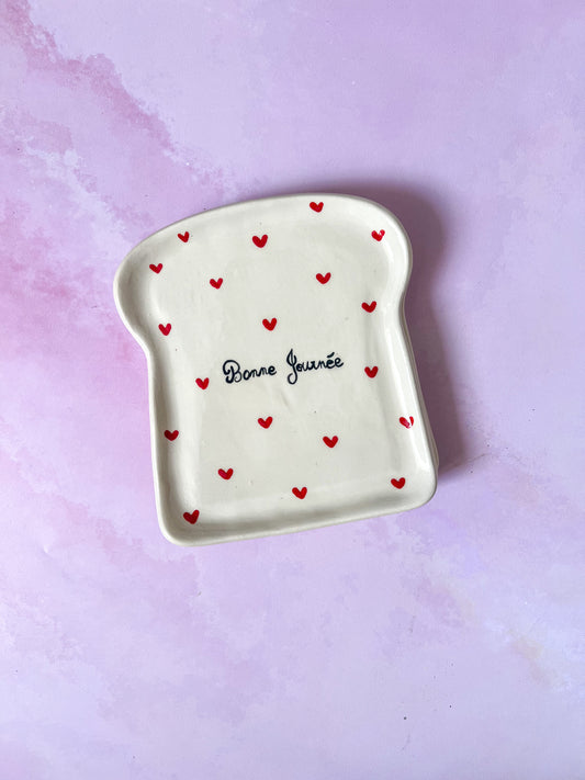 Assiette à tartine personnalisable 🧇