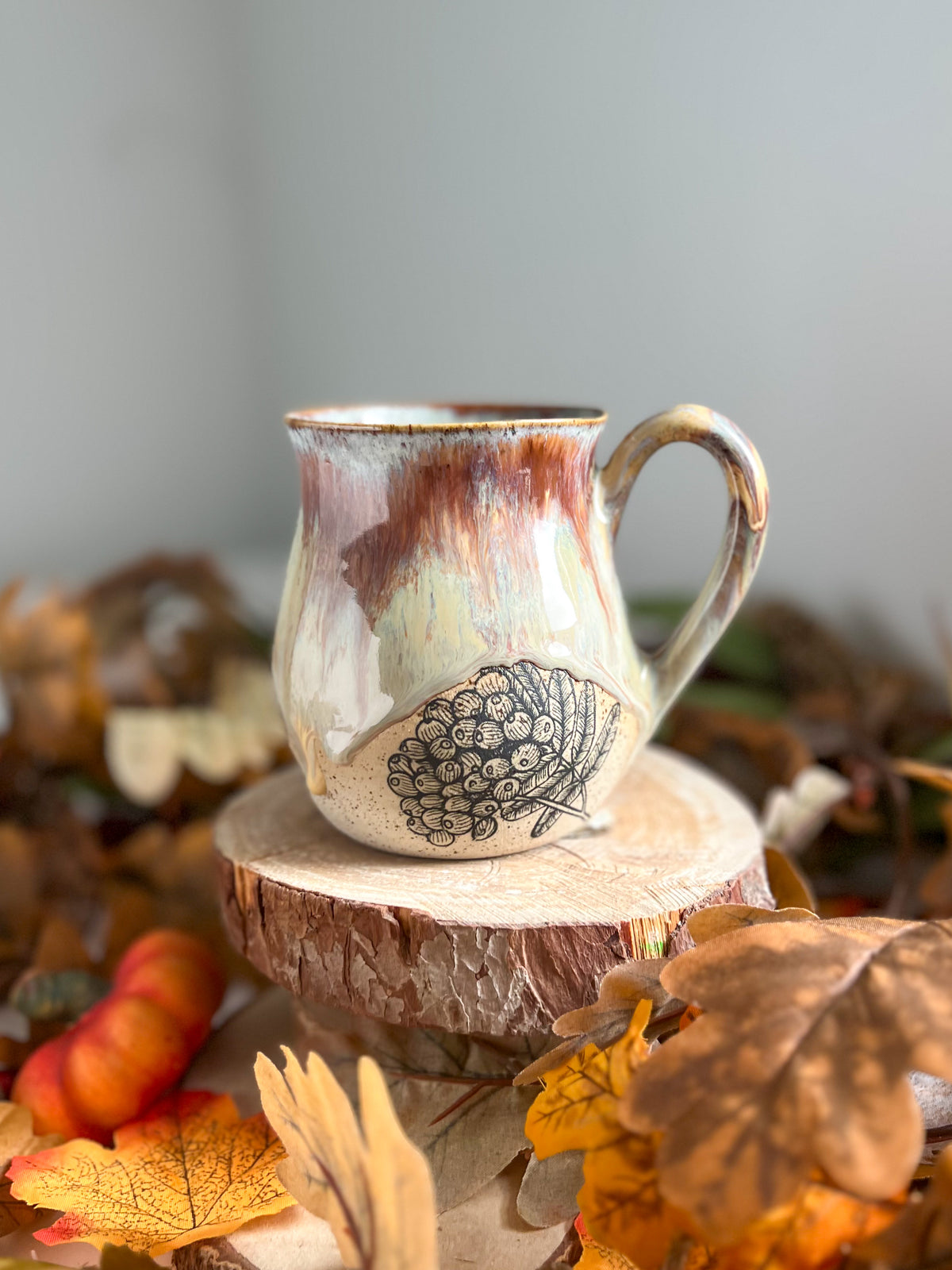 Grand Mug Feuilles d’Automne 🤎