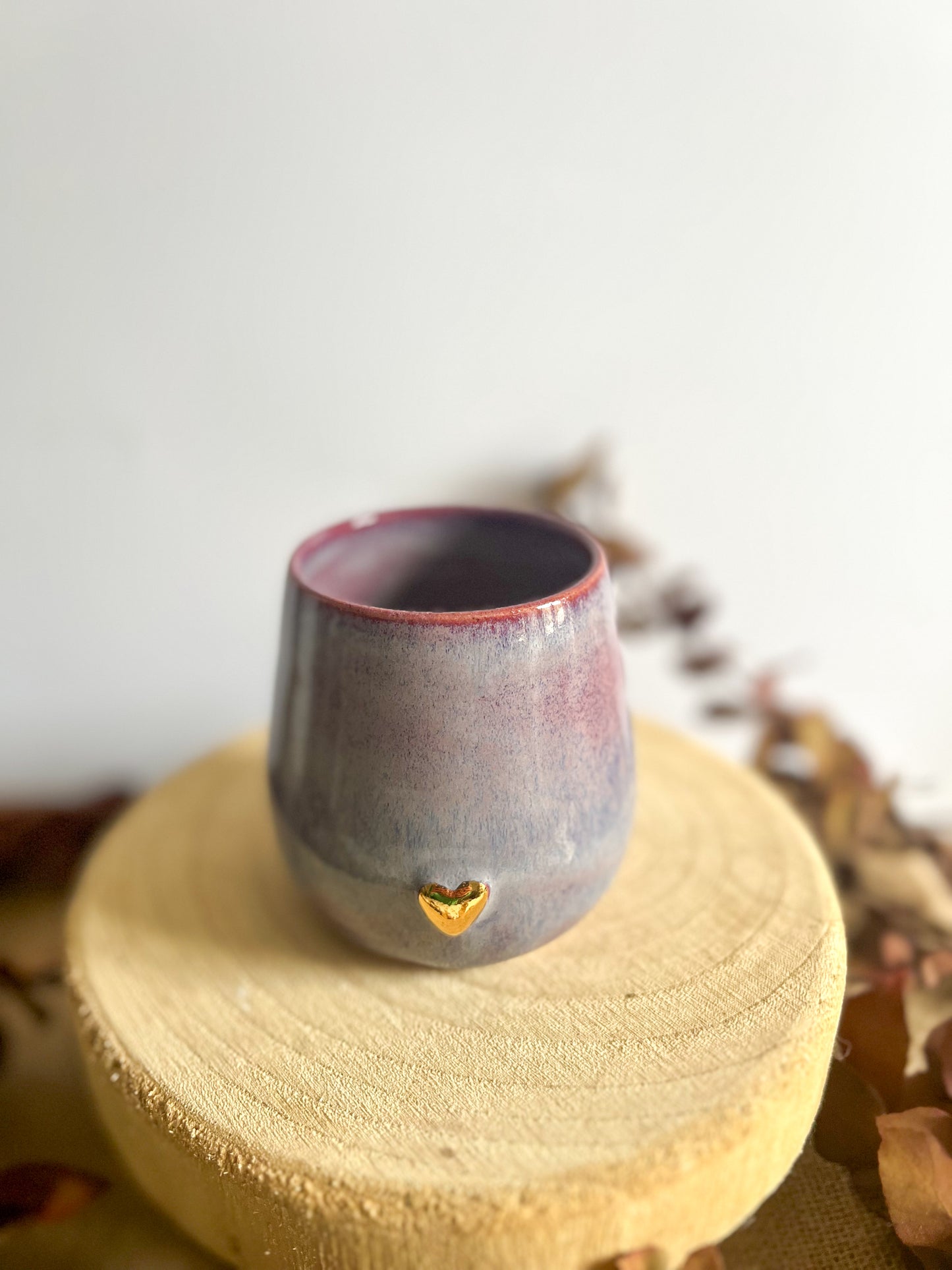 Tasse « cœur doré » 💜