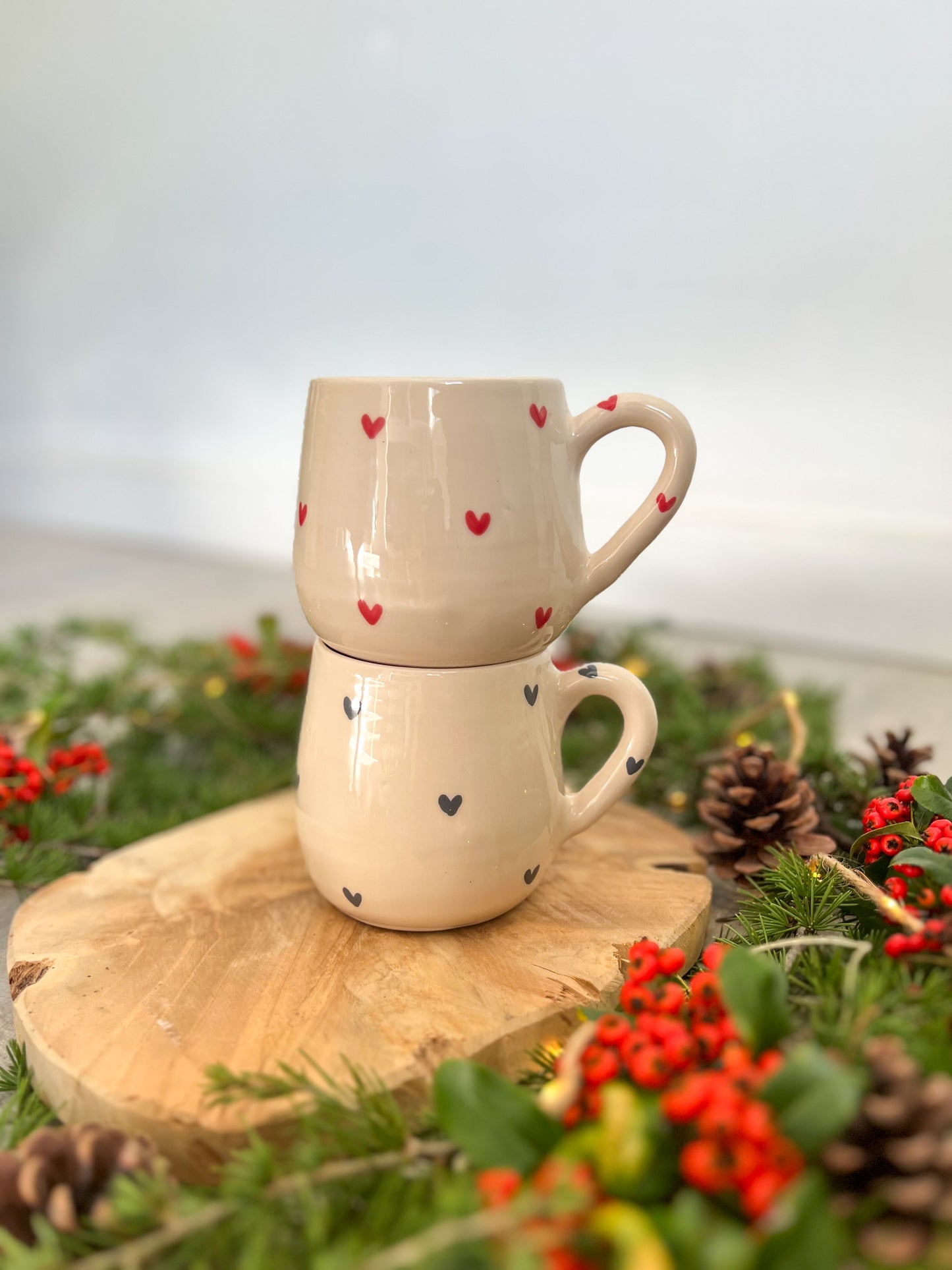 Tasse Petits cœurs ♥️ 🖤