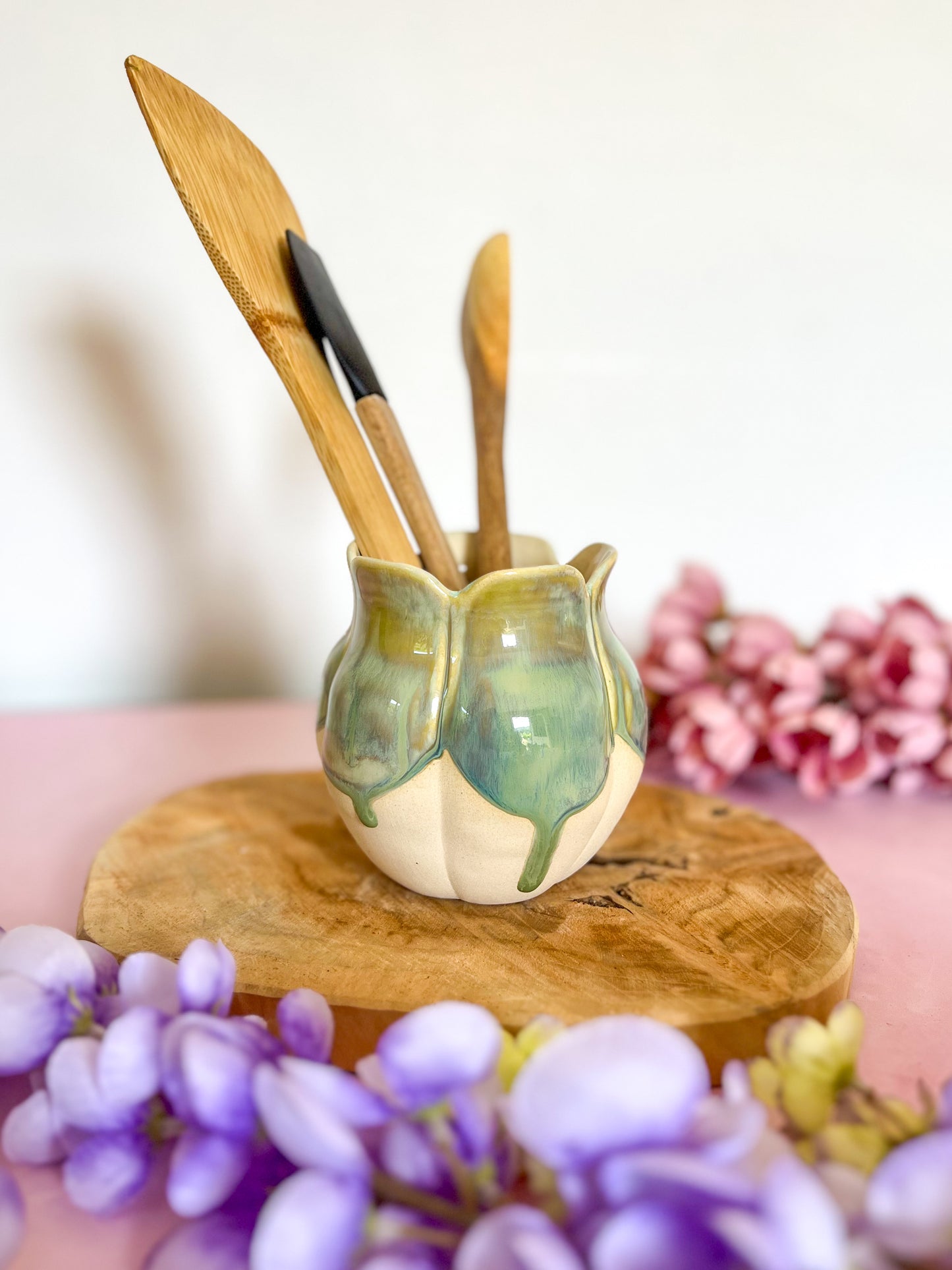 Pot à ustensiles/Petit Vase 🍃