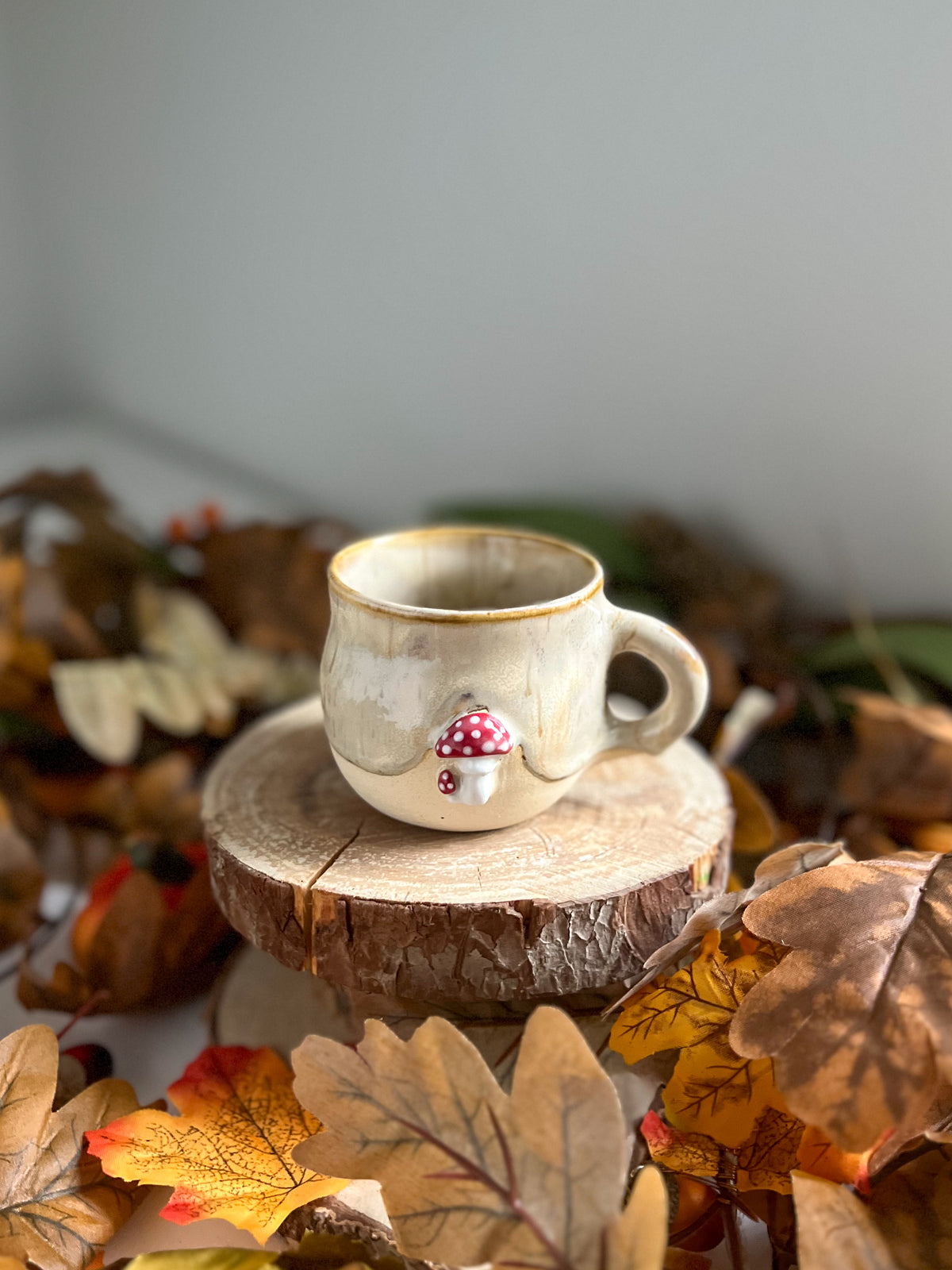 Tasse à café « Sous bois »🍄