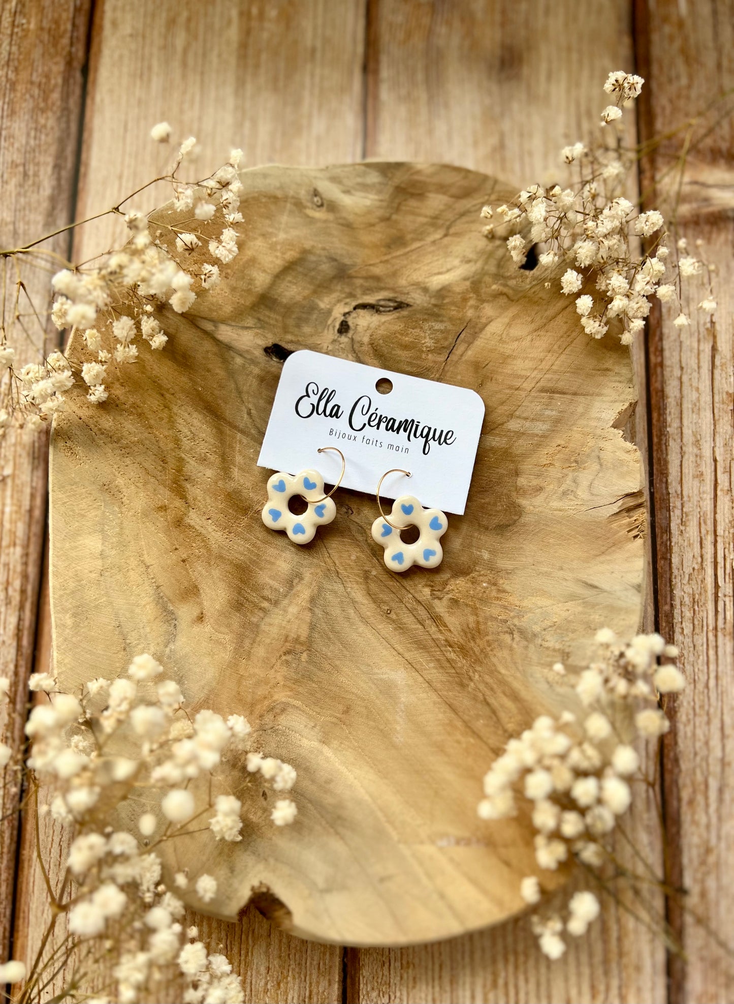 Petites Créoles fleuries 💙