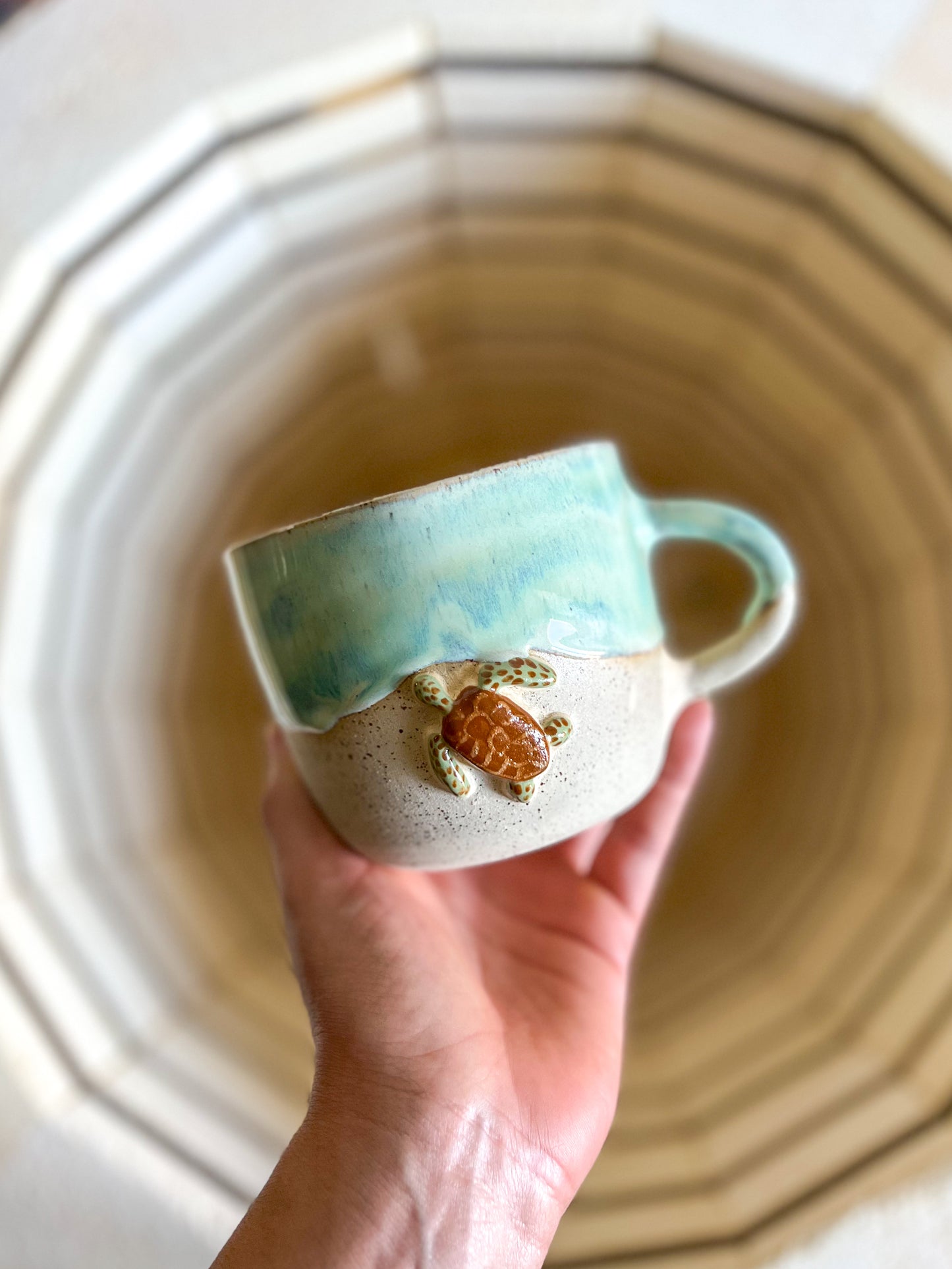 Mug Tortue forme cœur 🐢