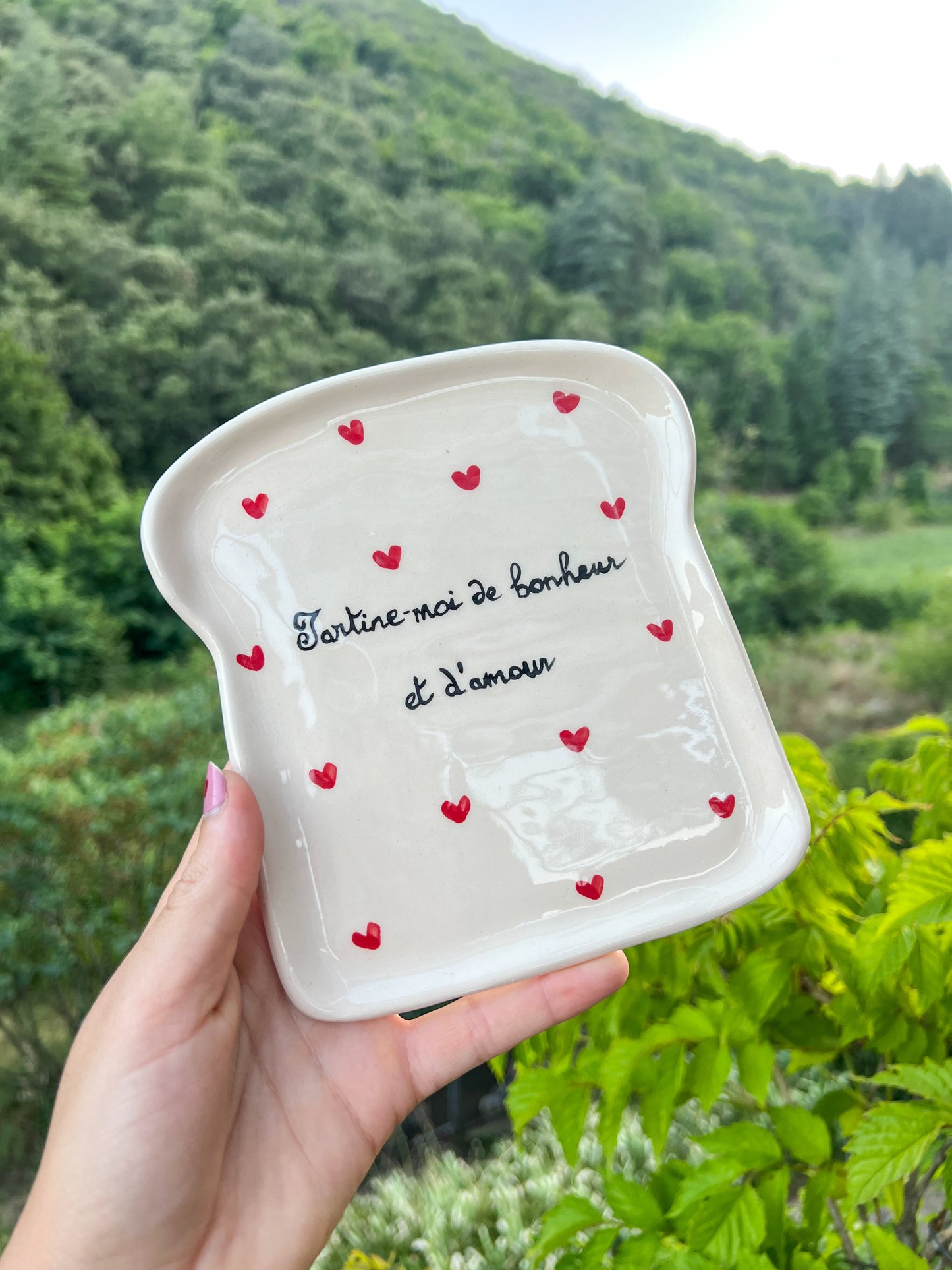 Assiette à tartine personnalisable 🧇