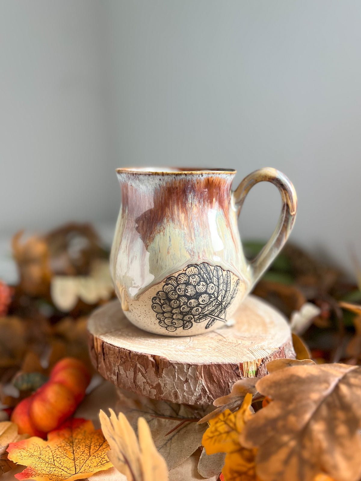 Grand Mug Feuilles d’Automne 🤎