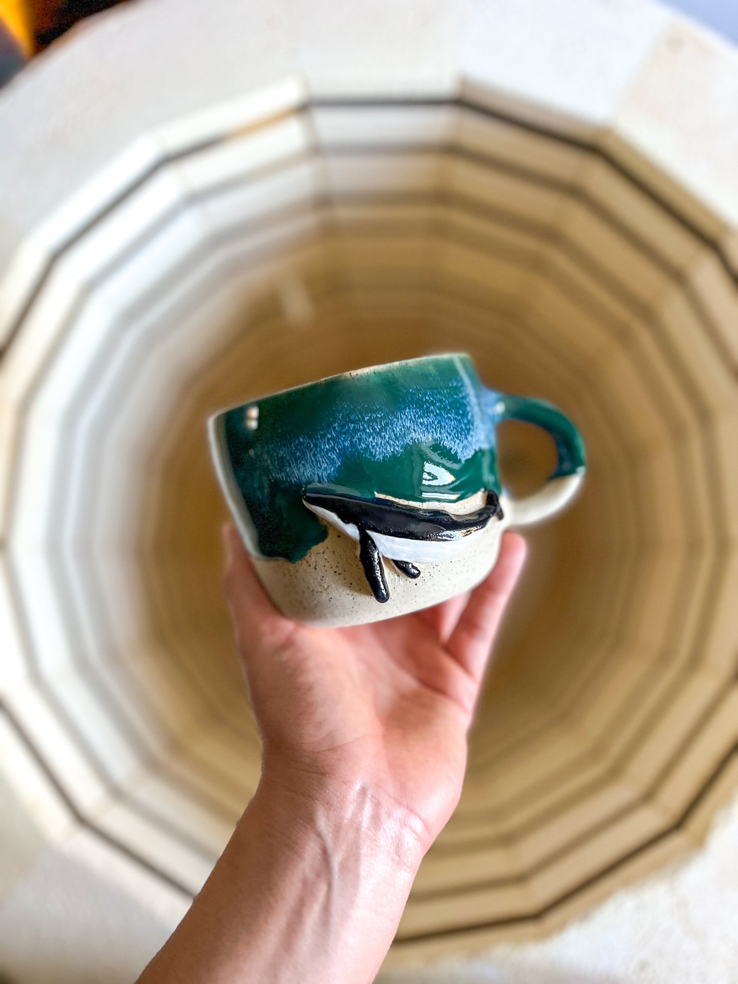 Mug Baleine forme cœur 🐋