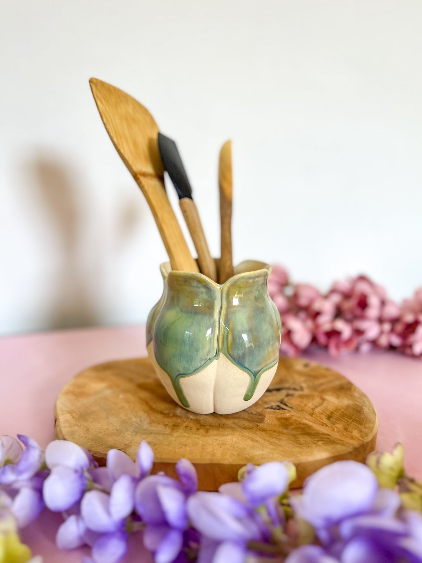 Pot à ustensiles/Petit Vase 🍃