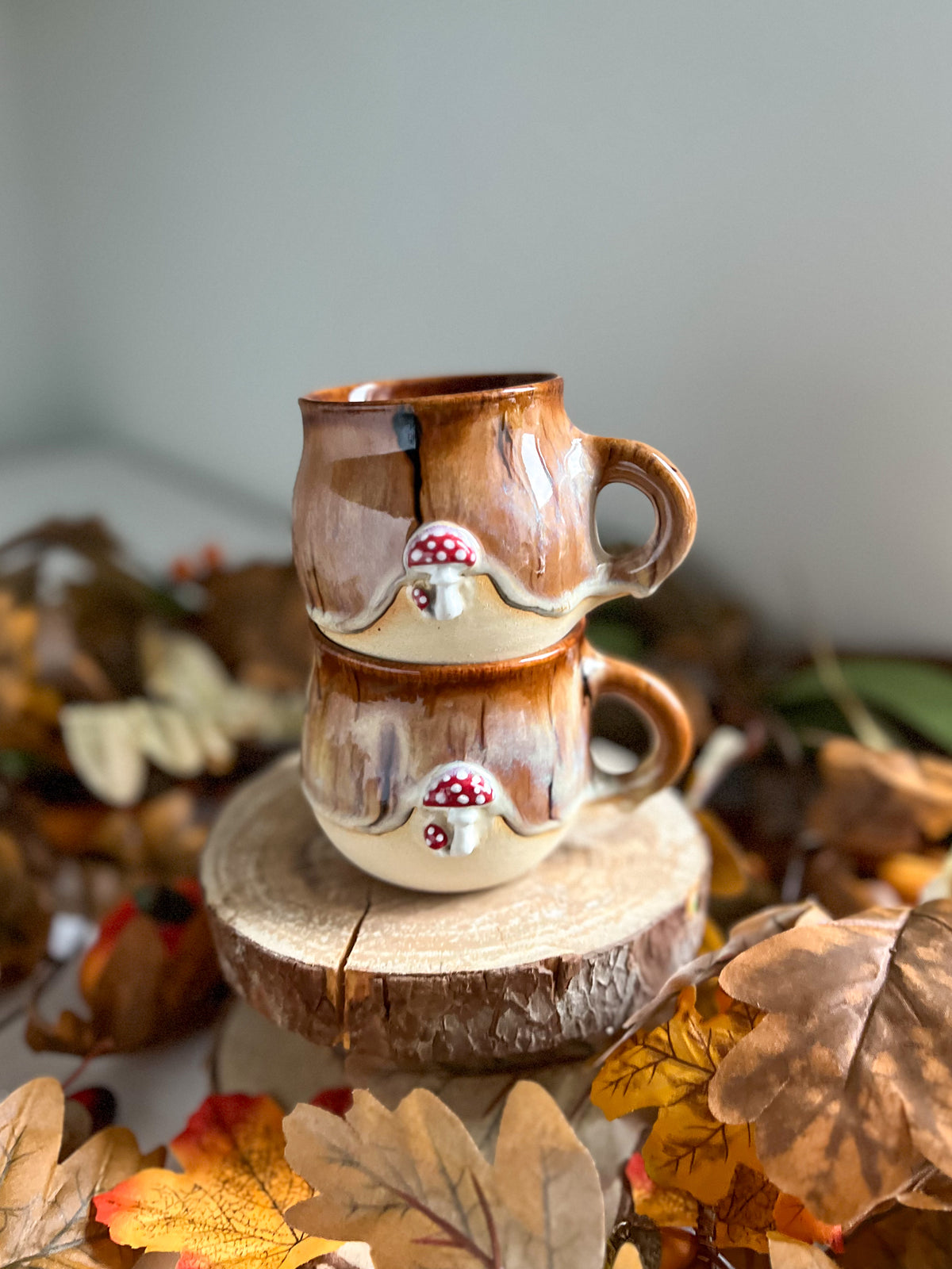 Tasse à café « Sous bois »🍄