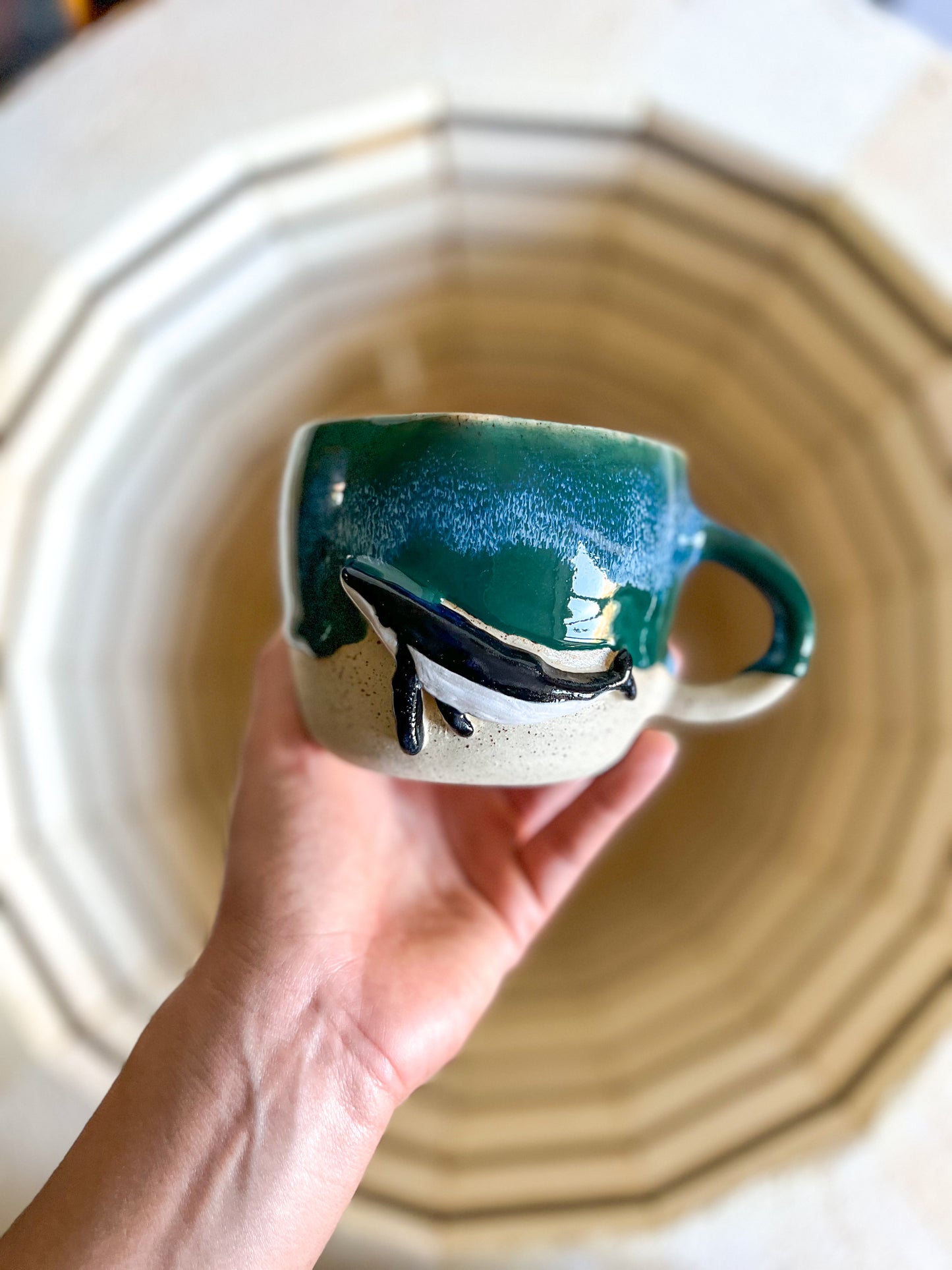 Mug Baleine forme cœur 🐋