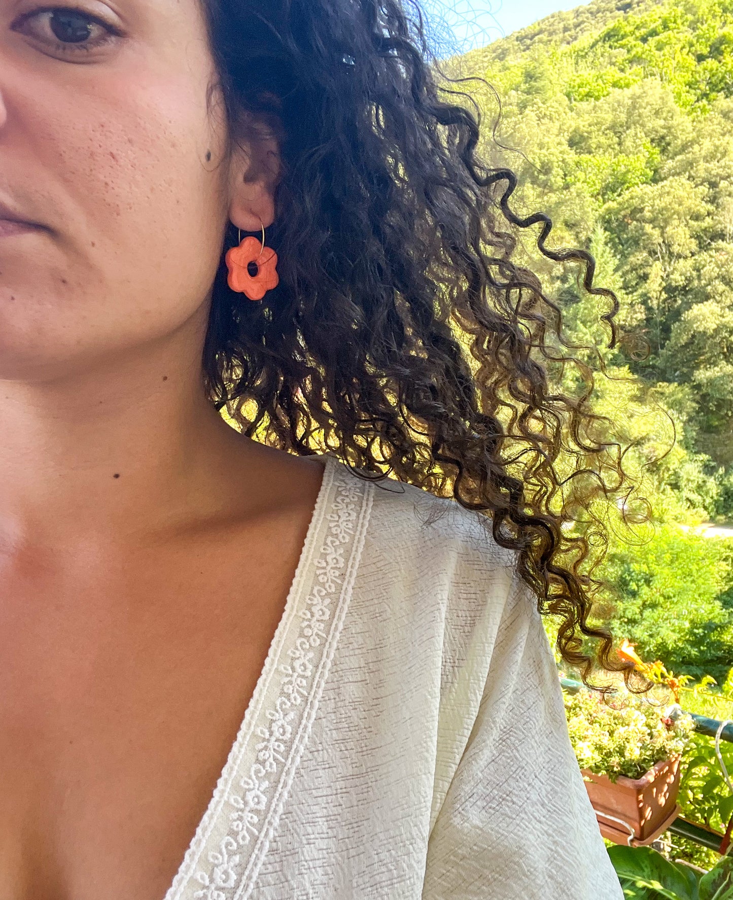 Créole fleurie Orange 🧡