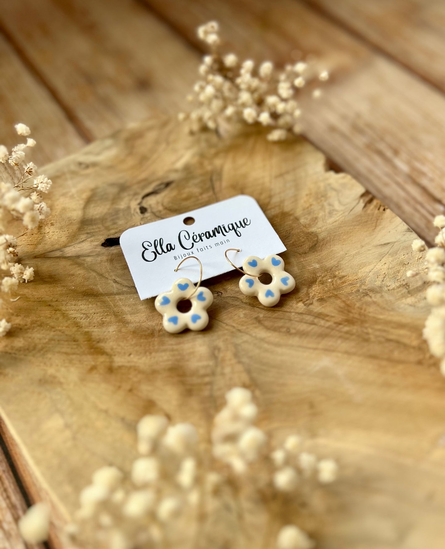 Petites Créoles fleuries 💙