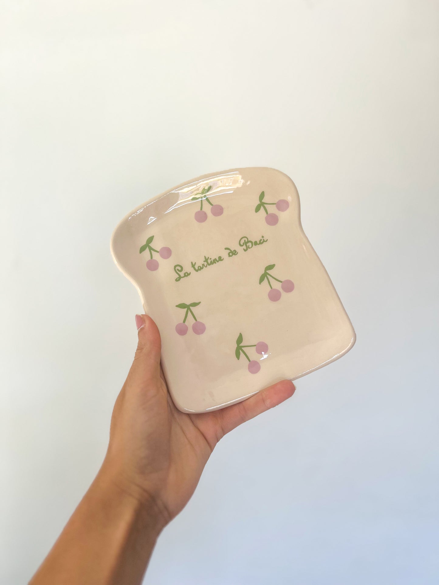 Assiette à tartine personnalisable 🧇