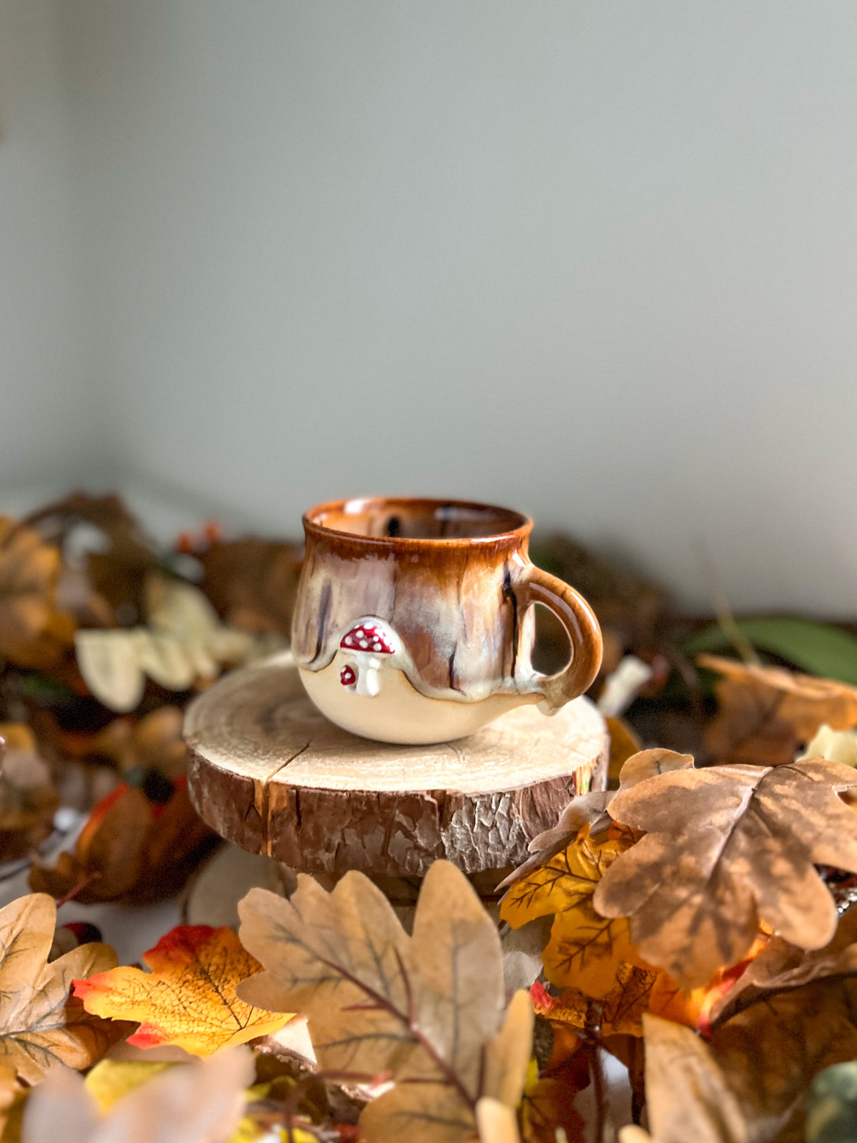 Tasse à café « Sous bois »🍄