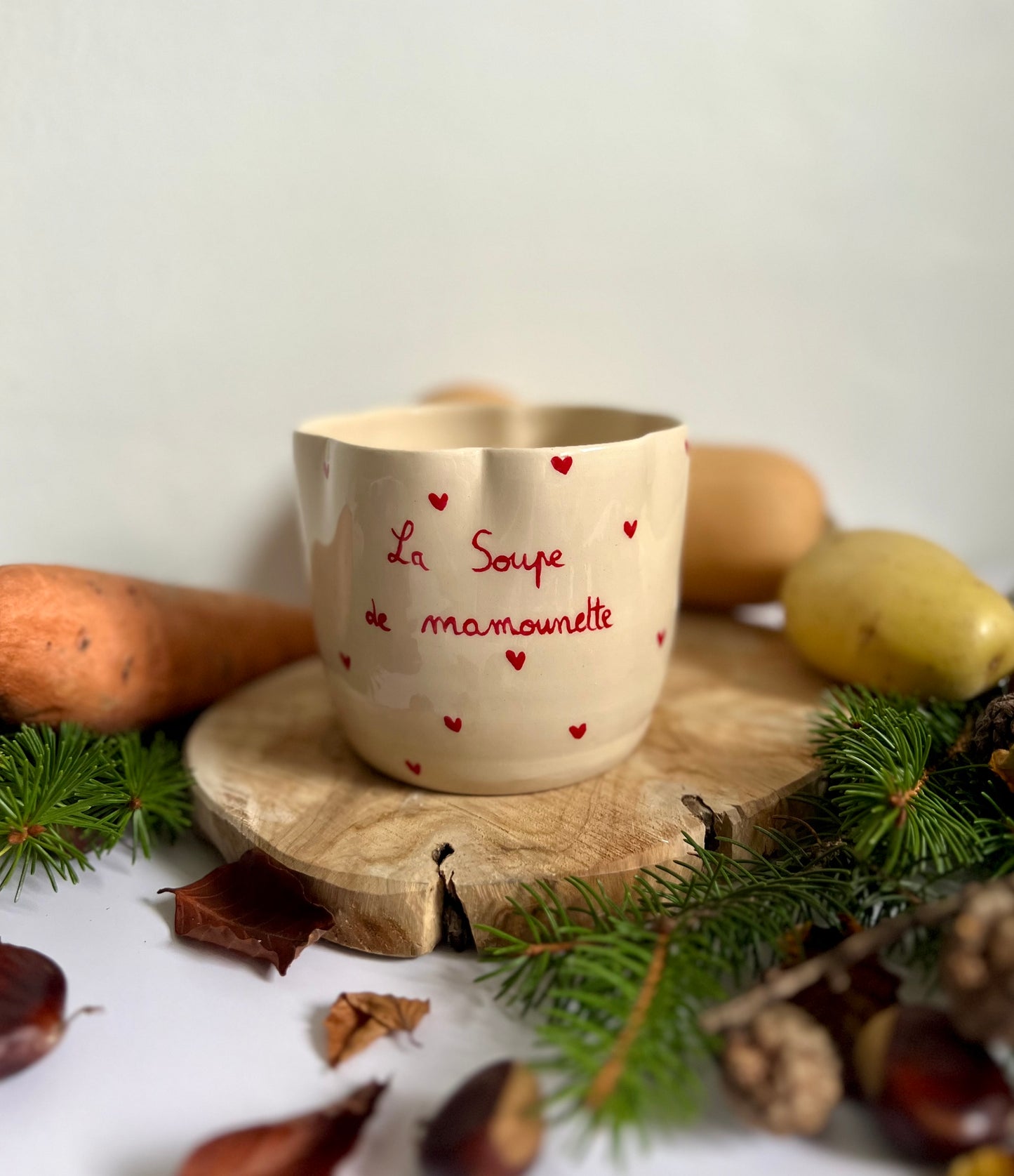 Grand bol à soupe Personnalisable