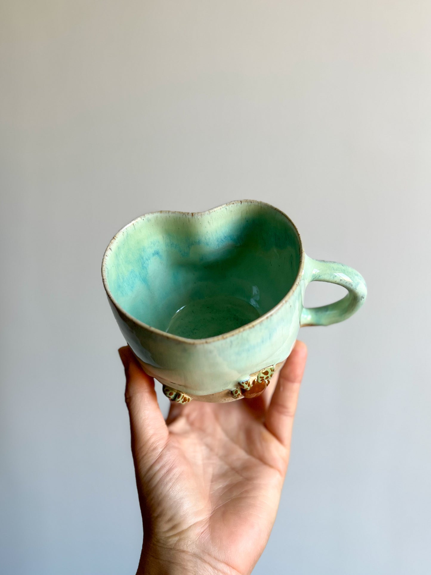 Tasse forme cœur Tortues 🐢