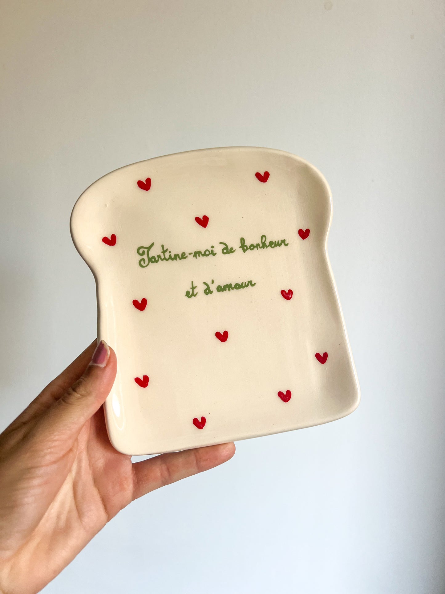 Assiette à tartine personnalisable 🧇