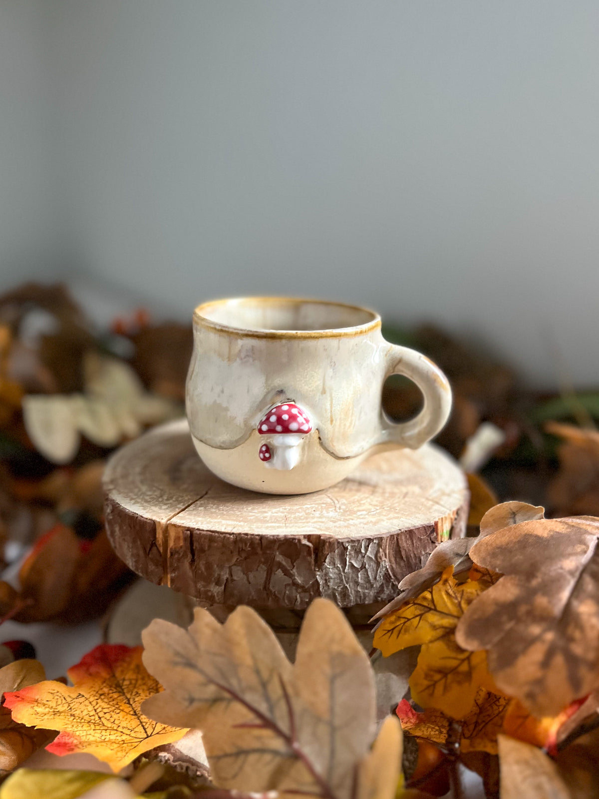 Tasse à café « Sous bois »🍄