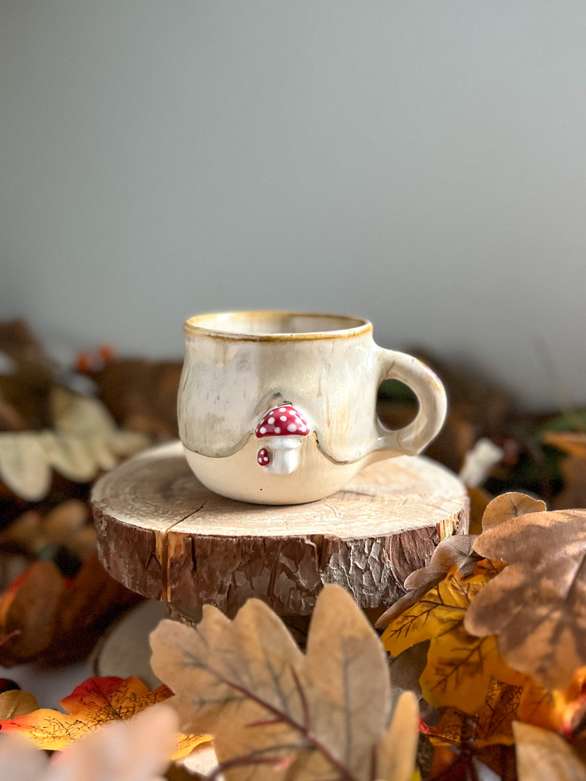 Tasse à café « Sous bois »🍄