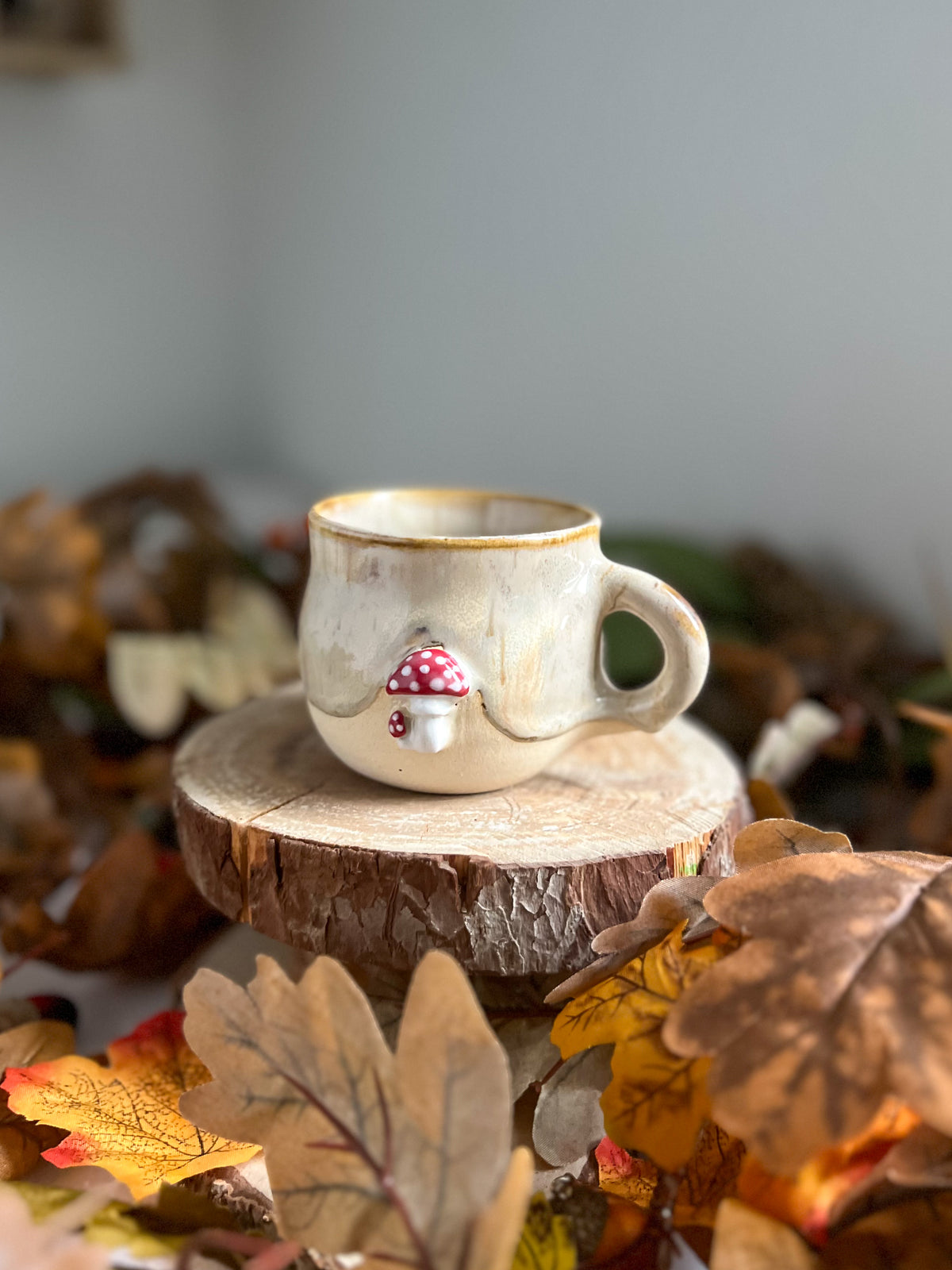 Tasse à café « Sous bois »🍄