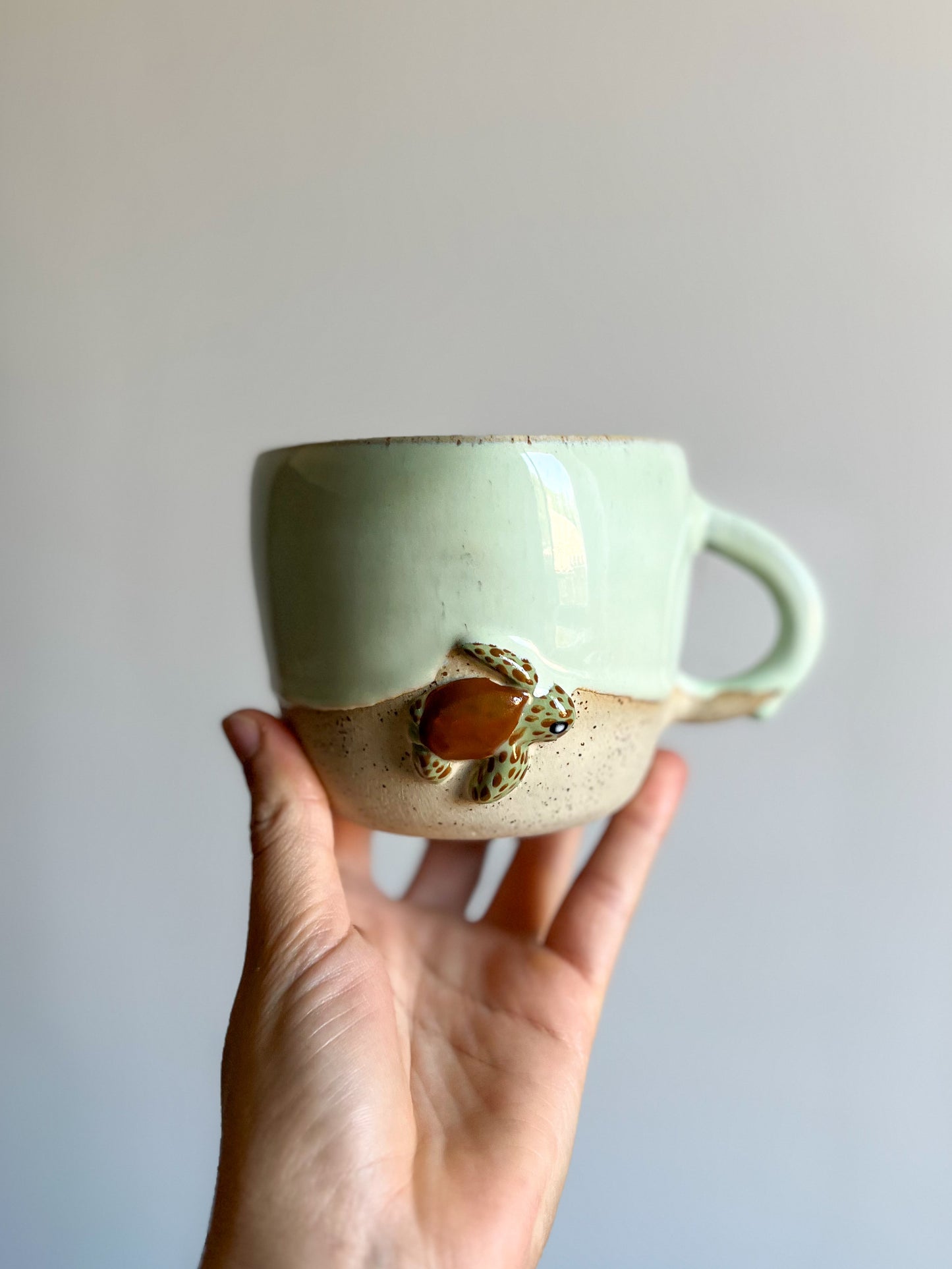 Tasse forme cœur tortue 🐢