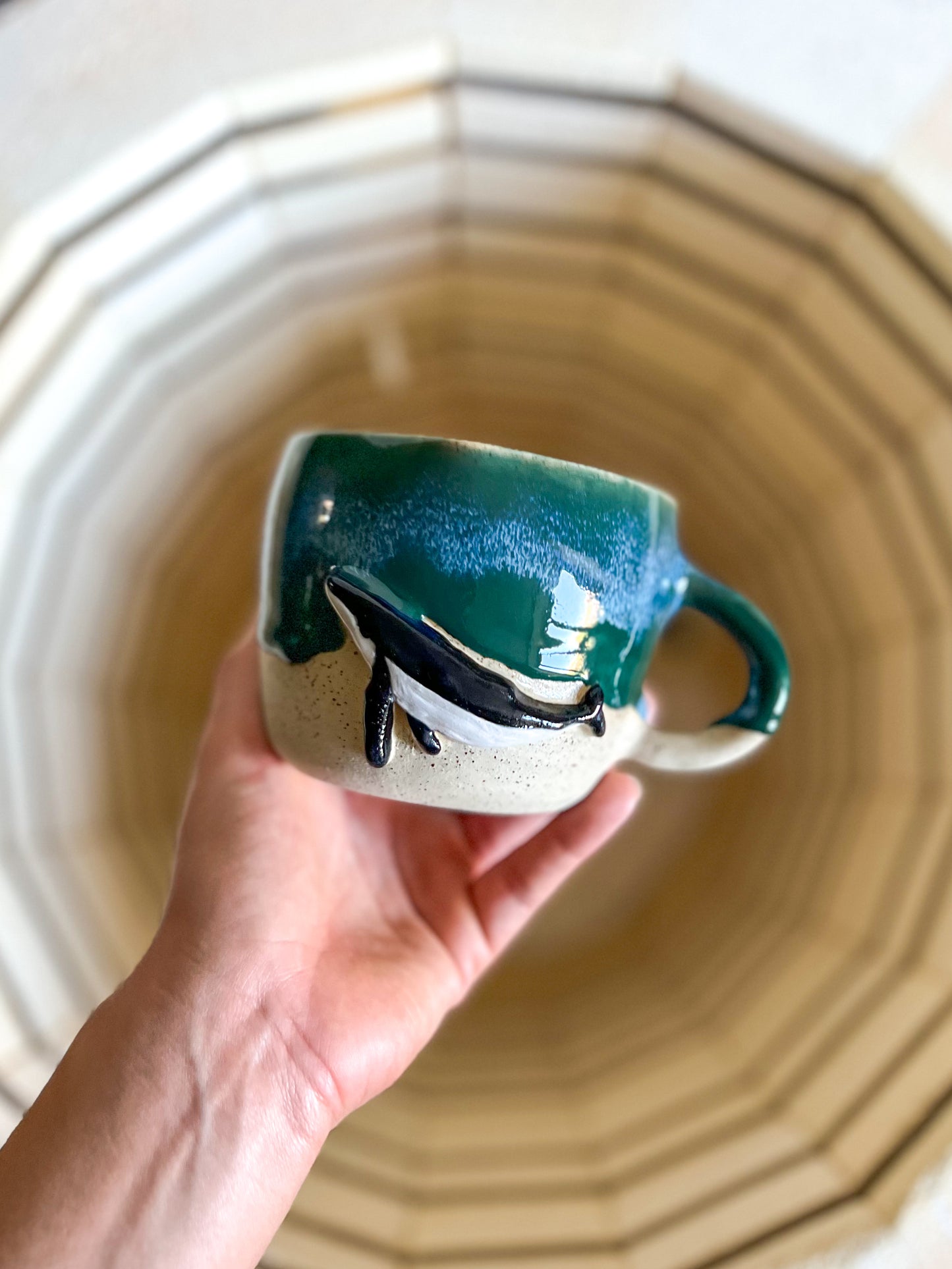 Mug Baleine forme cœur 🐋