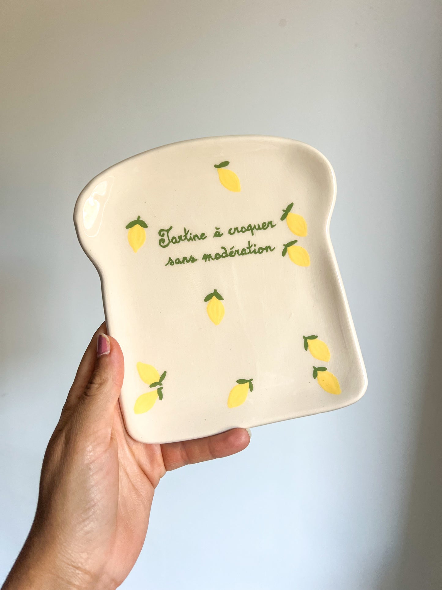 Assiette à tartine personnalisable 🧇