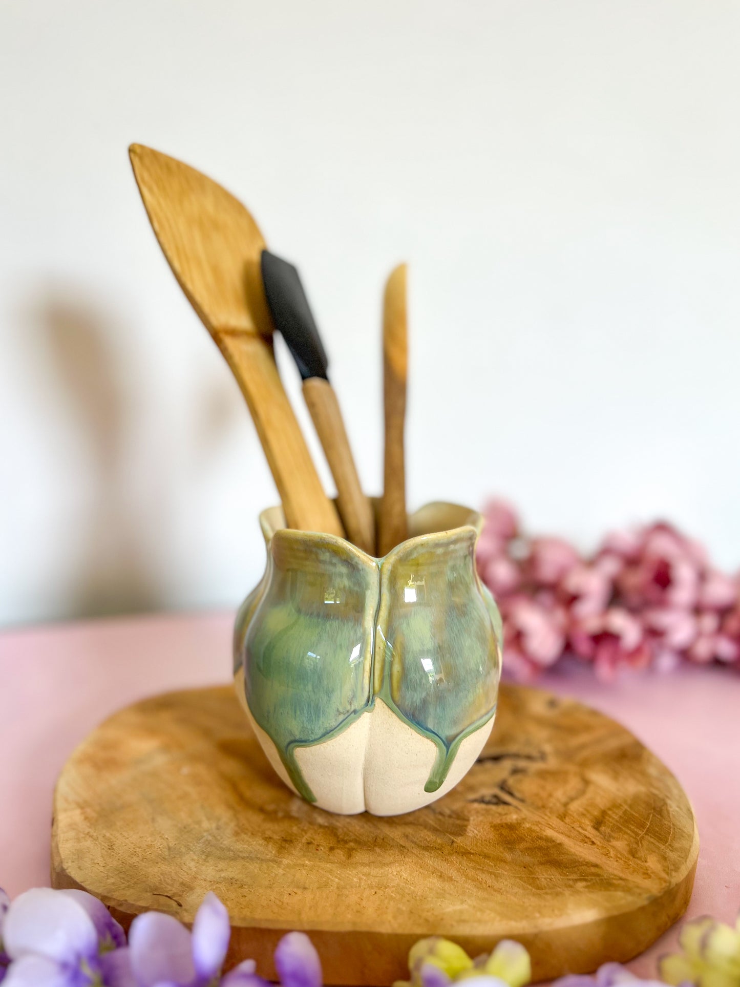 Pot à ustensiles/Petit Vase 🍃